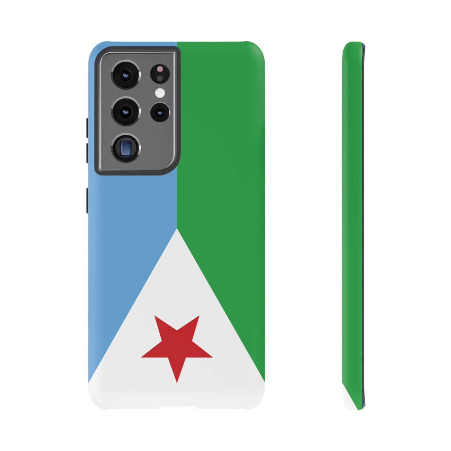 Djibouti Flag Phone Case | iPhone 15 Plus/ Pro, 14, 13, 12| Google Pixel 7, Pro, 5| Samsung Galaxy S23 All Major Phone Models