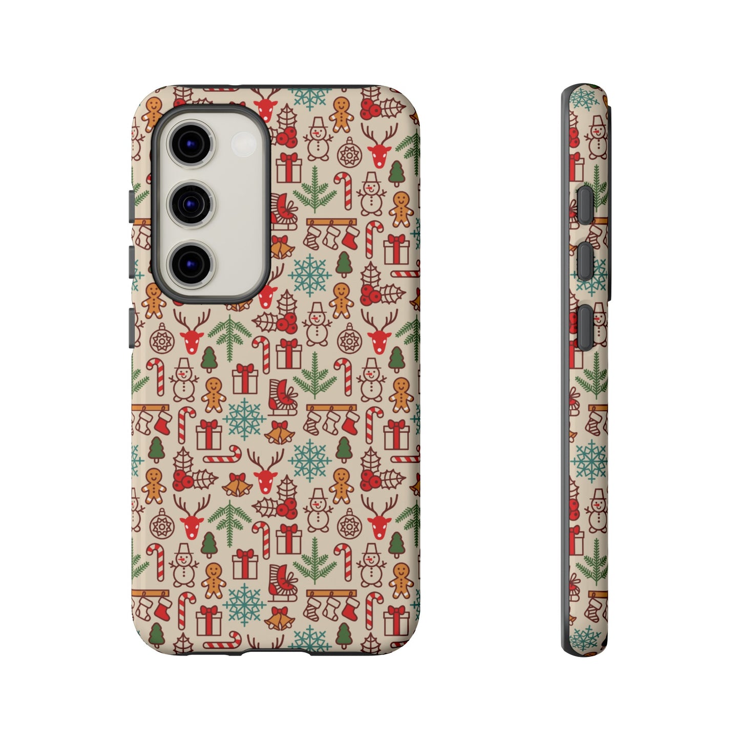 Collage Christmas Wallpaper Phone Case | iPhone 15 Plus/ Pro, 14, 13, 12| Google Pixel 7, Pro, 5| Samsung Galaxy S23 All Major Phone Models