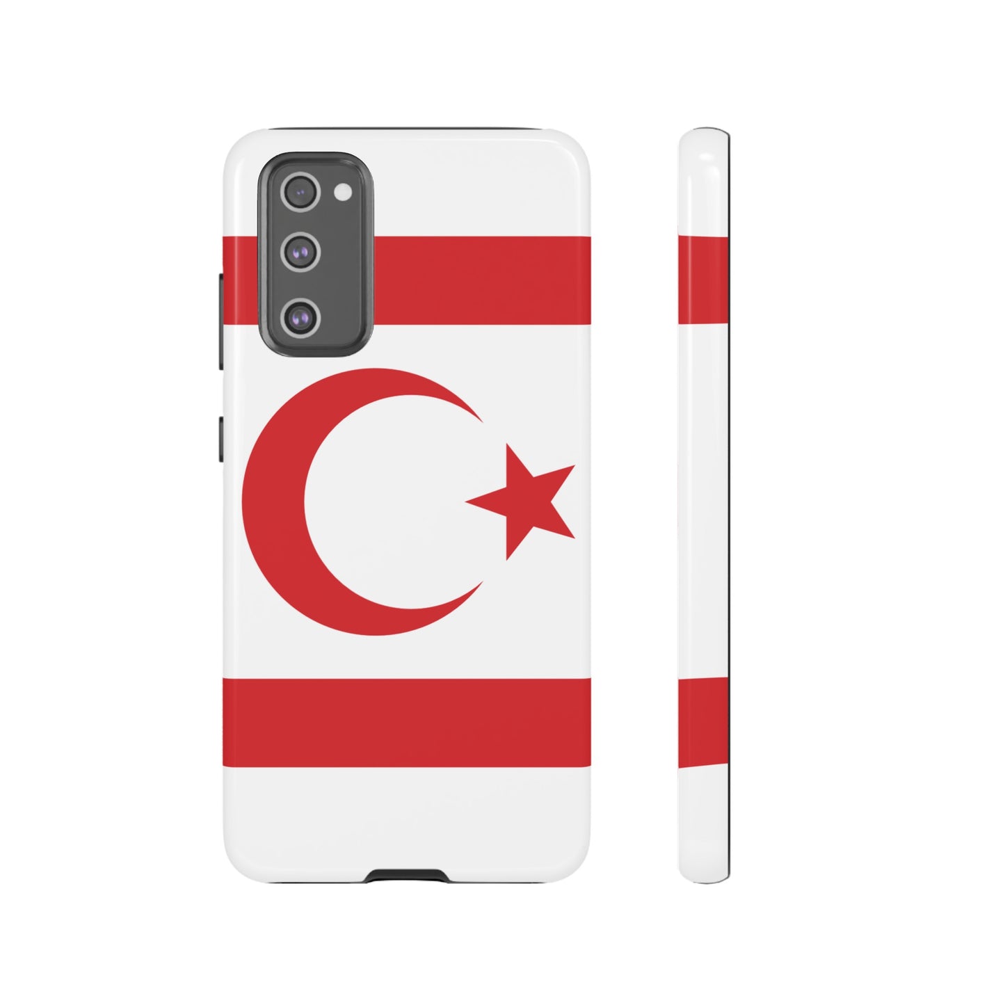 Northern Cyprus Flag Phone Case | iPhone 15 Plus/ Pro, 14, 13, 12| Google Pixel 7, Pro, 5| Samsung Galaxy S23 All Major Phone Models