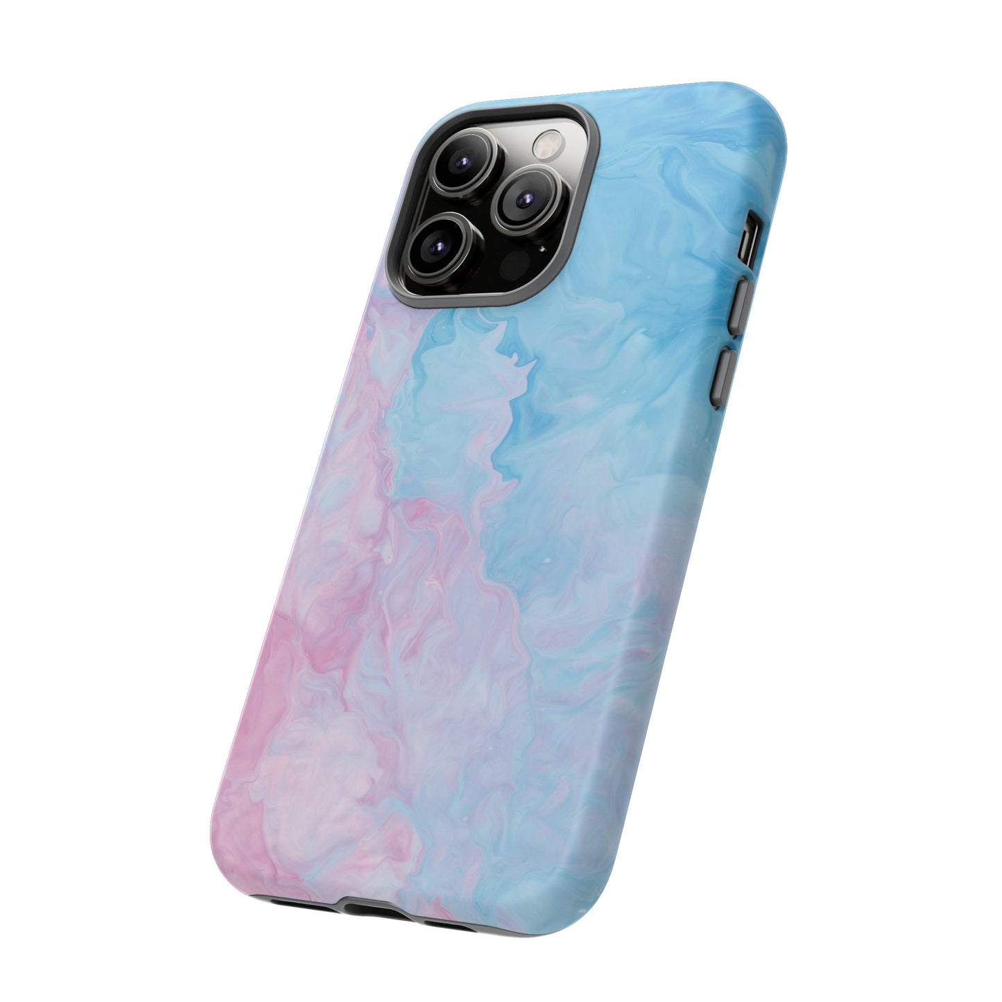 Splash of Blue & Pink Wallpaper Phone Case |iPhone 15 Plus/ Pro, 14, 13, 12|Google Pixel 7, Pro, 5|Samsung Galaxy S23 All Major Phone Models