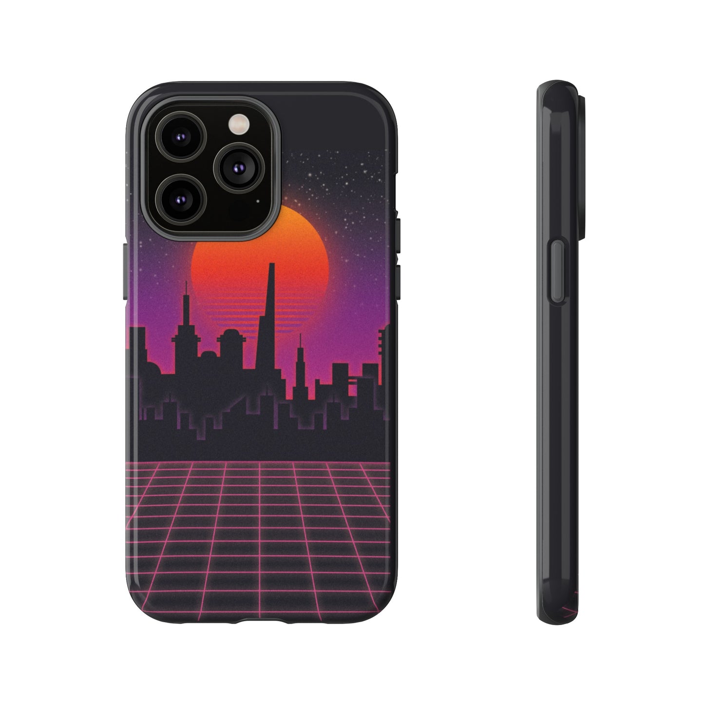 Retro City Phone Case | iPhone 15 Plus/ Pro, 14, 13, 12| Google Pixel 7, Pro, 5| Samsung Galaxy S23 All Major Phone Models