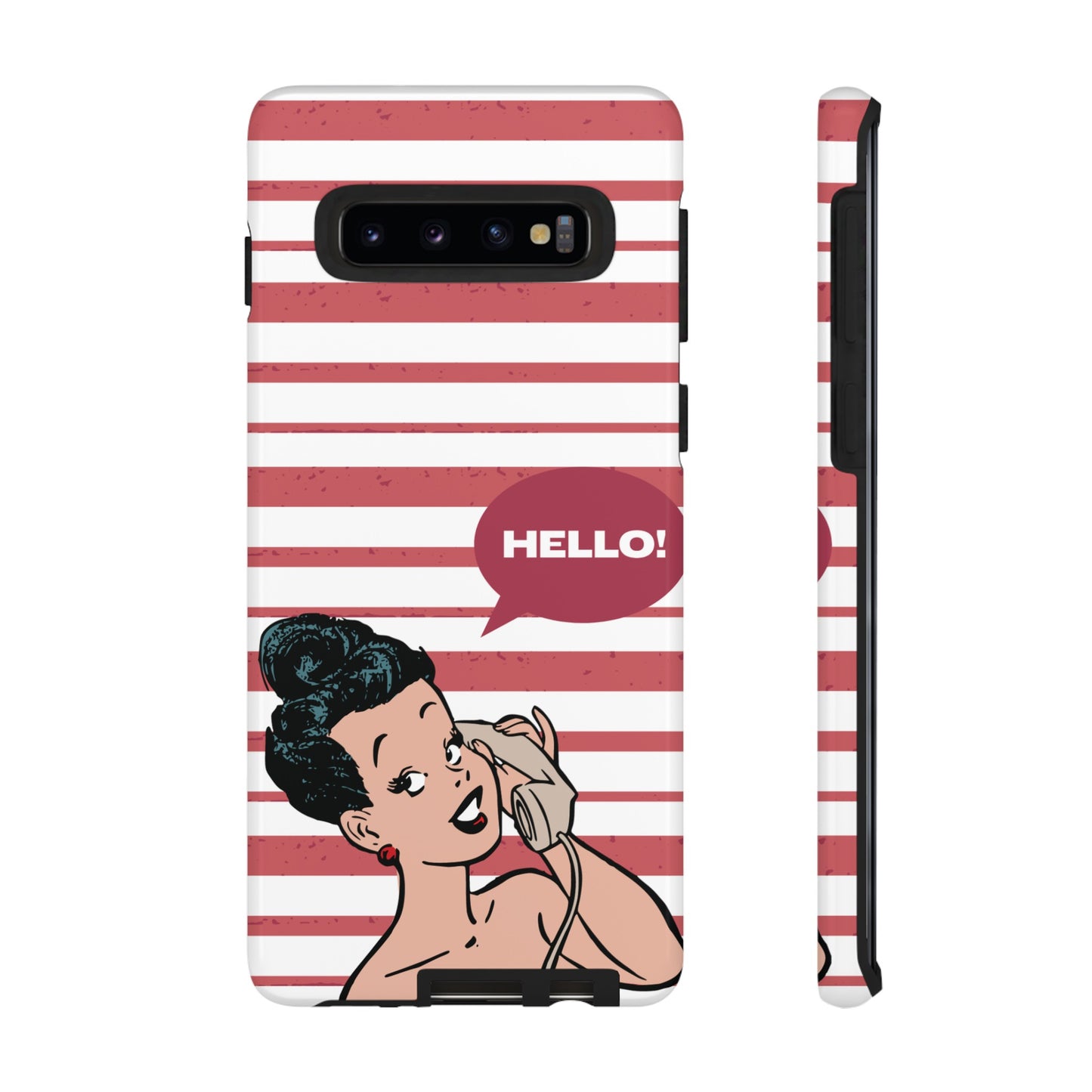 Hello! Wallpaper Phone Case | iPhone 15 Plus/ Pro, 14, 13, 12| Google Pixel 7, Pro, 5| Samsung Galaxy S23 All Major Phone Models