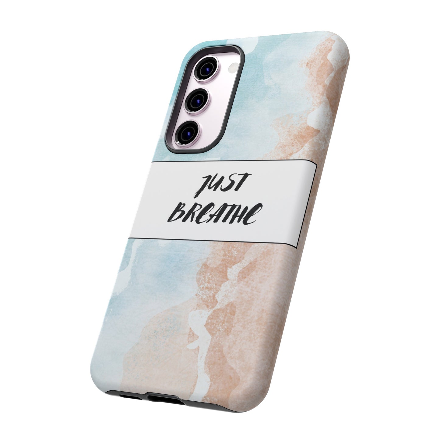 Just Breathe Phone Case | iPhone 15 Plus/ Pro, 14, 13, 12| Google Pixel 7, Pro, 5| Samsung Galaxy S23 All Major Phone Models