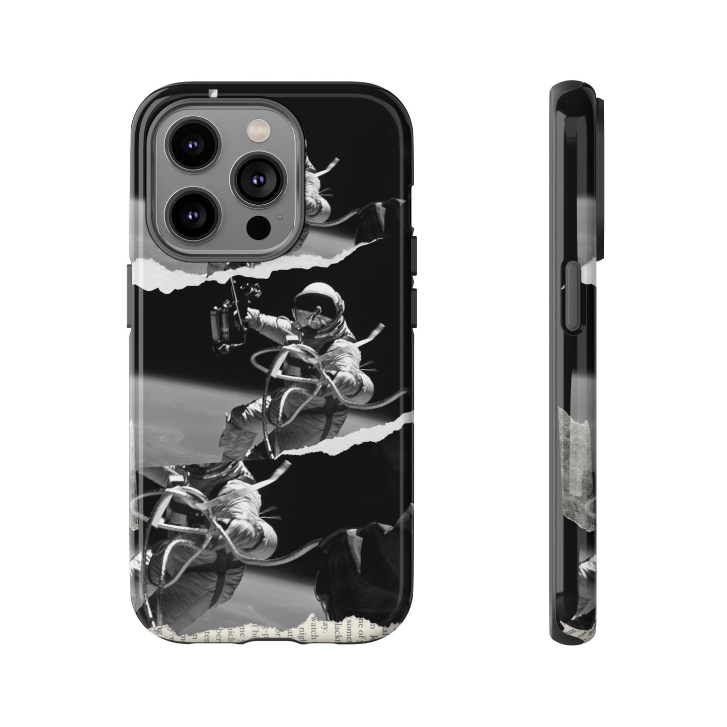 Astronaut Collage Phone Case | iPhone 15 Plus/ Pro, 14, 13, 12| Google Pixel 7, Pro, 5| Samsung Galaxy S23 All Major Phone Models