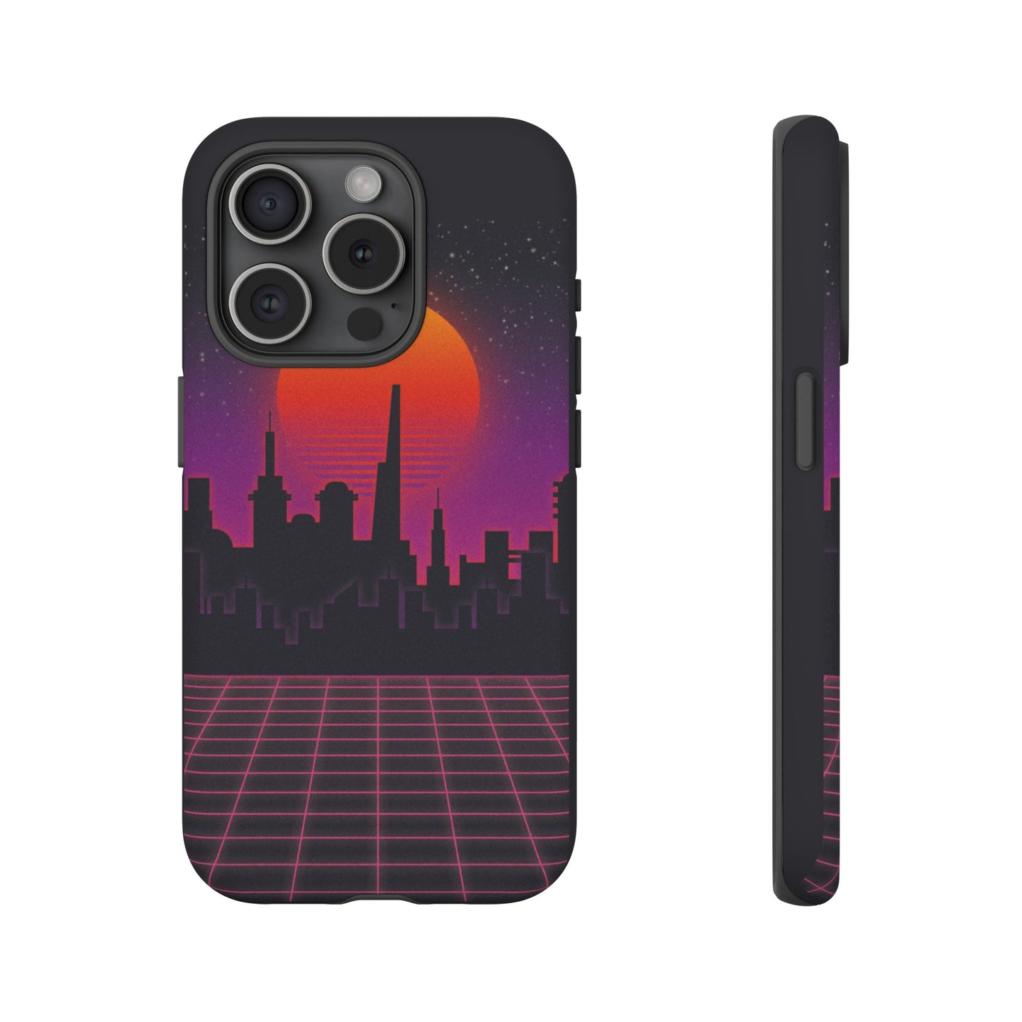 Retro City Phone Case | iPhone 15 Plus/ Pro, 14, 13, 12| Google Pixel 7, Pro, 5| Samsung Galaxy S23 All Major Phone Models