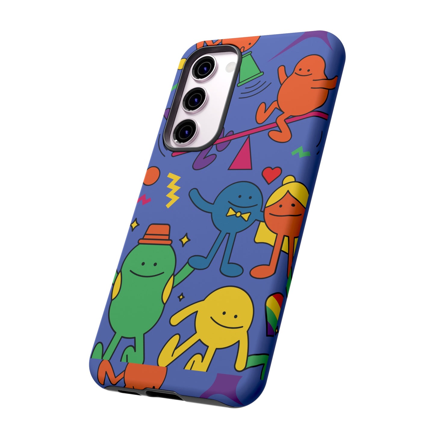 Colourful Cartoon Wallpaper Phone Case | iPhone 15 Plus/ Pro, 14, 13, 12| Google Pixel 7, Pro, 5| Samsung Galaxy S23 All Major Phone Models