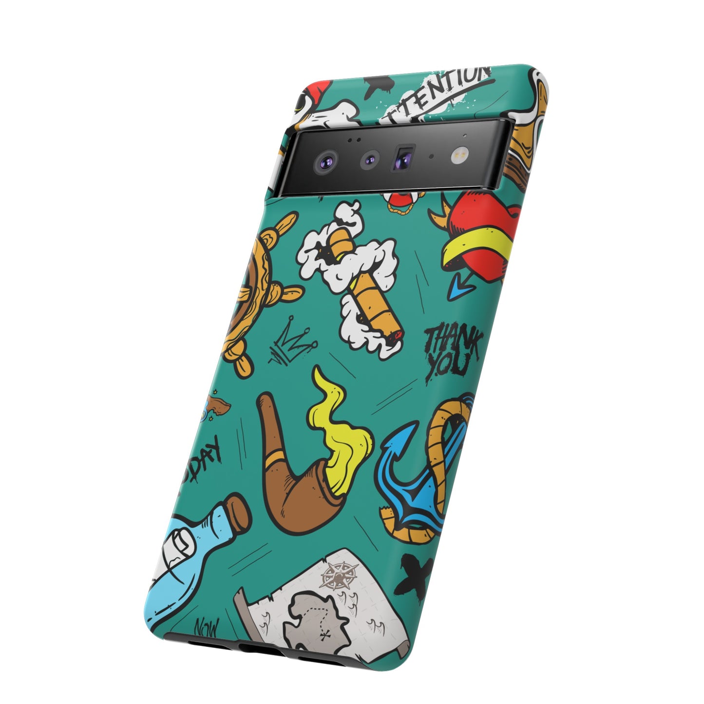 Pirate Wallpaper Phone Case | iPhone 15 Plus/ Pro, 14, 13, 12| Google Pixel 7, Pro, 5| Samsung Galaxy S23 All Major Phone Models