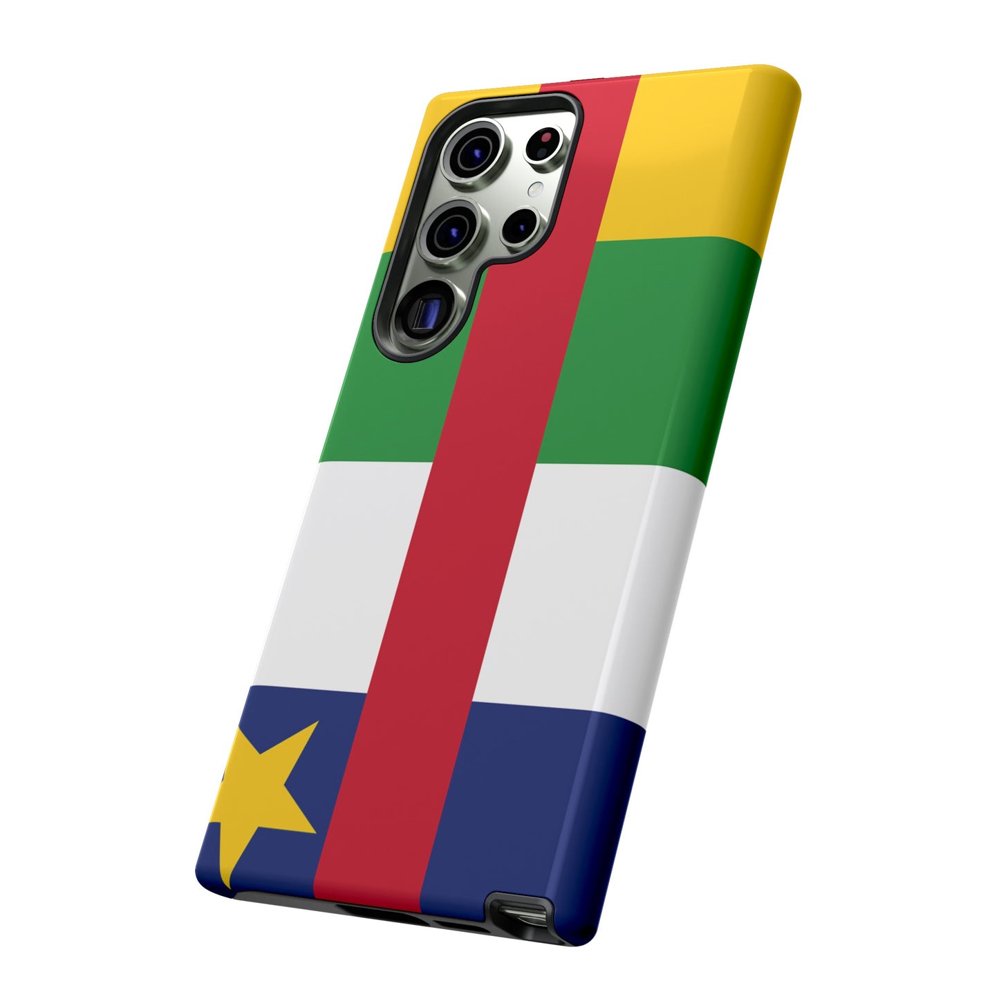 Central African Republic Flag Phone Case | iPhone 15 Plus/ Pro, 14, 13, 12| Google Pixel 7, Pro, 5| Samsung Galaxy S23 All Major Phone Models