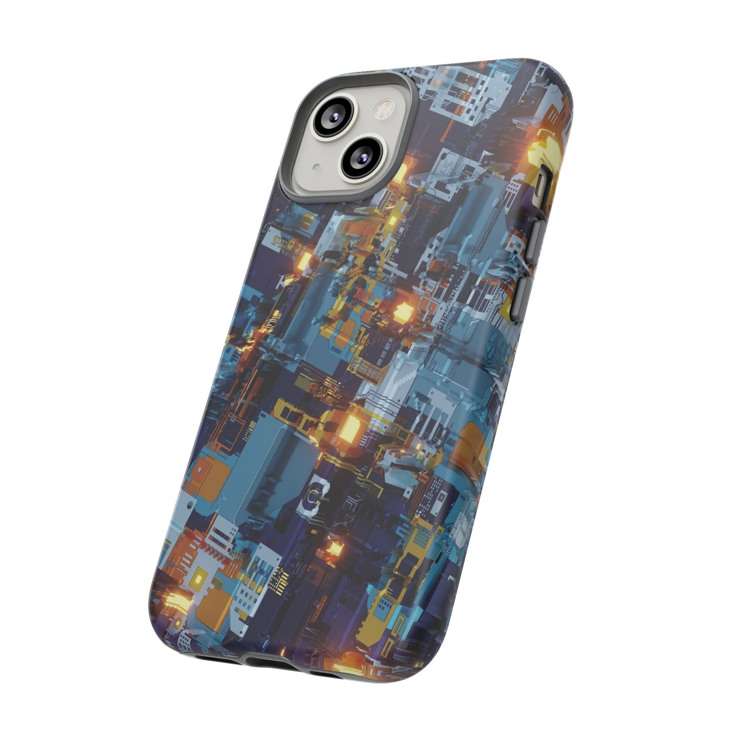 Computer Circuit Board Wallpaper Phone Case | iPhone 15 Plus/ Pro, 14, 13, 12| Google Pixel 7, Pro, 5| Samsung Galaxy S23 All Major Phone Models