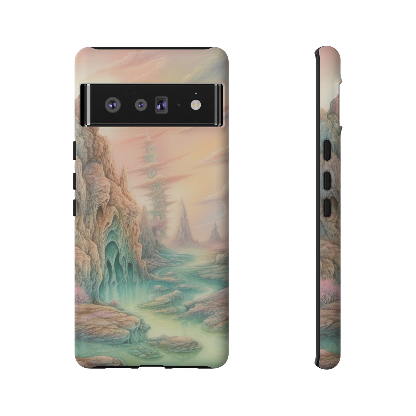 Caves Sci-Fi Wallpaper Phone Case | iPhone 15 Plus/ Pro, 14, 13, 12| Google Pixel 7, Pro, 5| Samsung Galaxy S23 All Major Phone Models