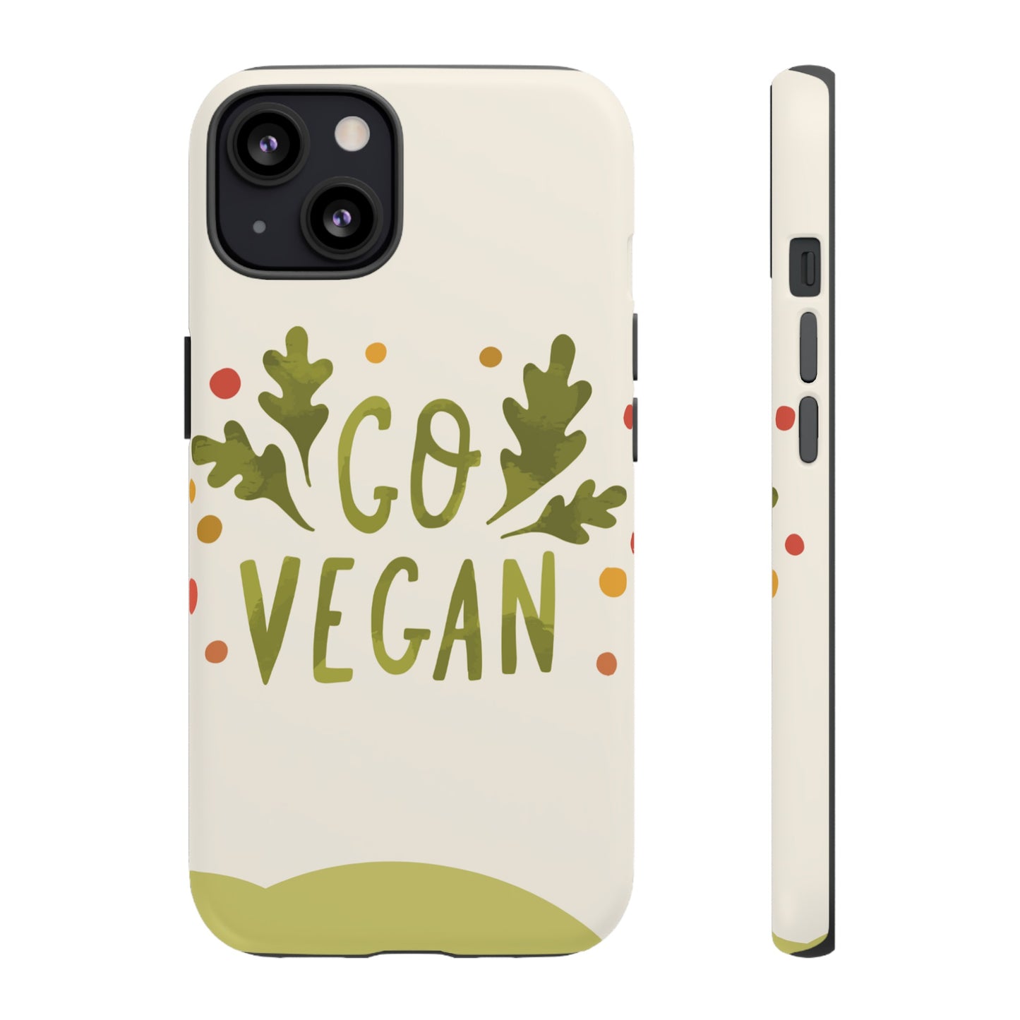 Go Vegan Wallpaper Phone Case | iPhone 15 Plus/ Pro, 14, 13, 12| Google Pixel 7, Pro, 5| Samsung Galaxy S23 All Major Phone Models