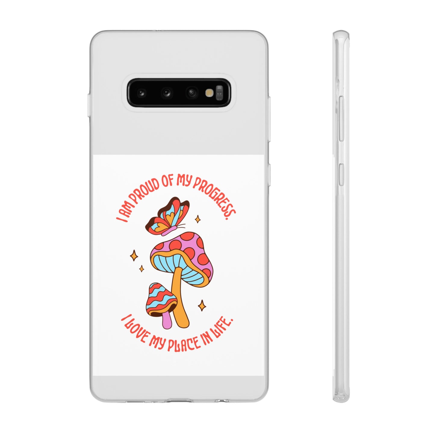 Cute Mushrooms Wallpaper Phone Case | iPhone 15 Plus/ Pro, 14, 13, 12|Samsung Galaxy Models