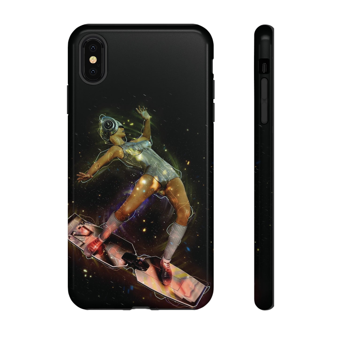 Sci-Fi Skateboard Wallpaper Phone Case | iPhone 15 Plus/ Pro, 14, 13, 12| Google Pixel 7, Pro, 5| Samsung Galaxy S23 All Major Phone Models