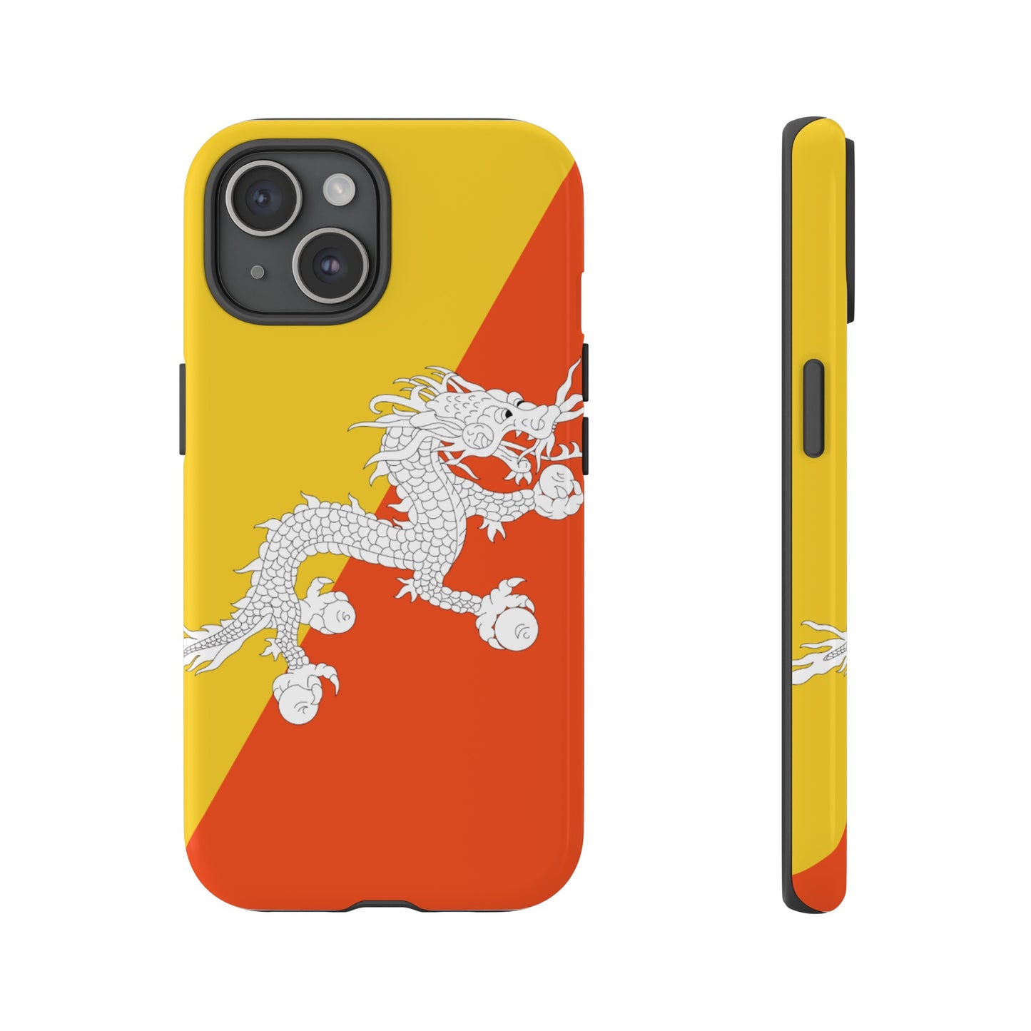 Bhutan Flag Phone Case | iPhone 15 Plus/ Pro, 14, 13, 12| Google Pixel 7, Pro, 5| Samsung Galaxy S23 All Major Phone Models