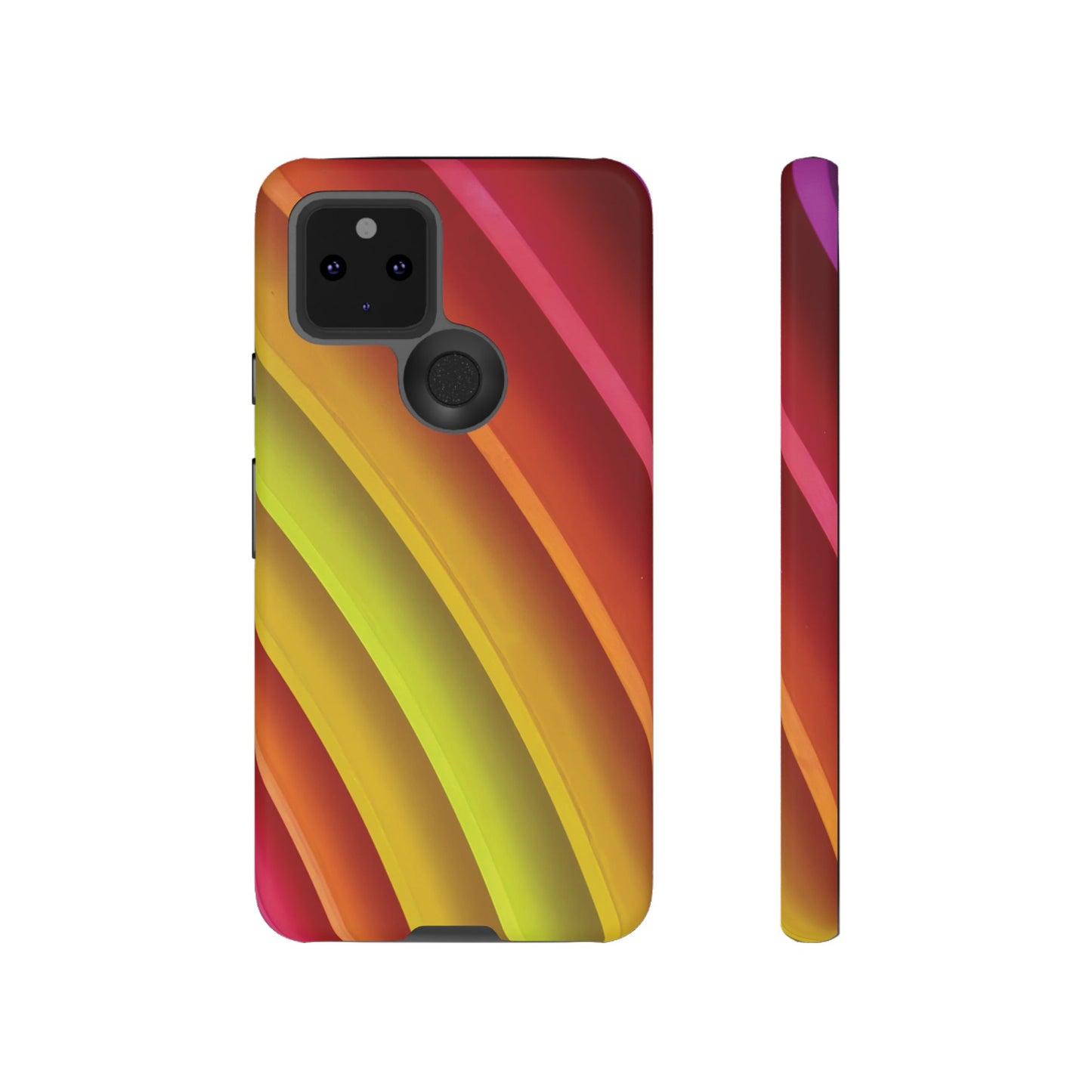 Curved Colourful Wallpaper Phone Case | iPhone 15 Plus/ Pro, 14, 13, 12| Google Pixel 7, Pro, 5| Samsung Galaxy S23 All Major Phone Models