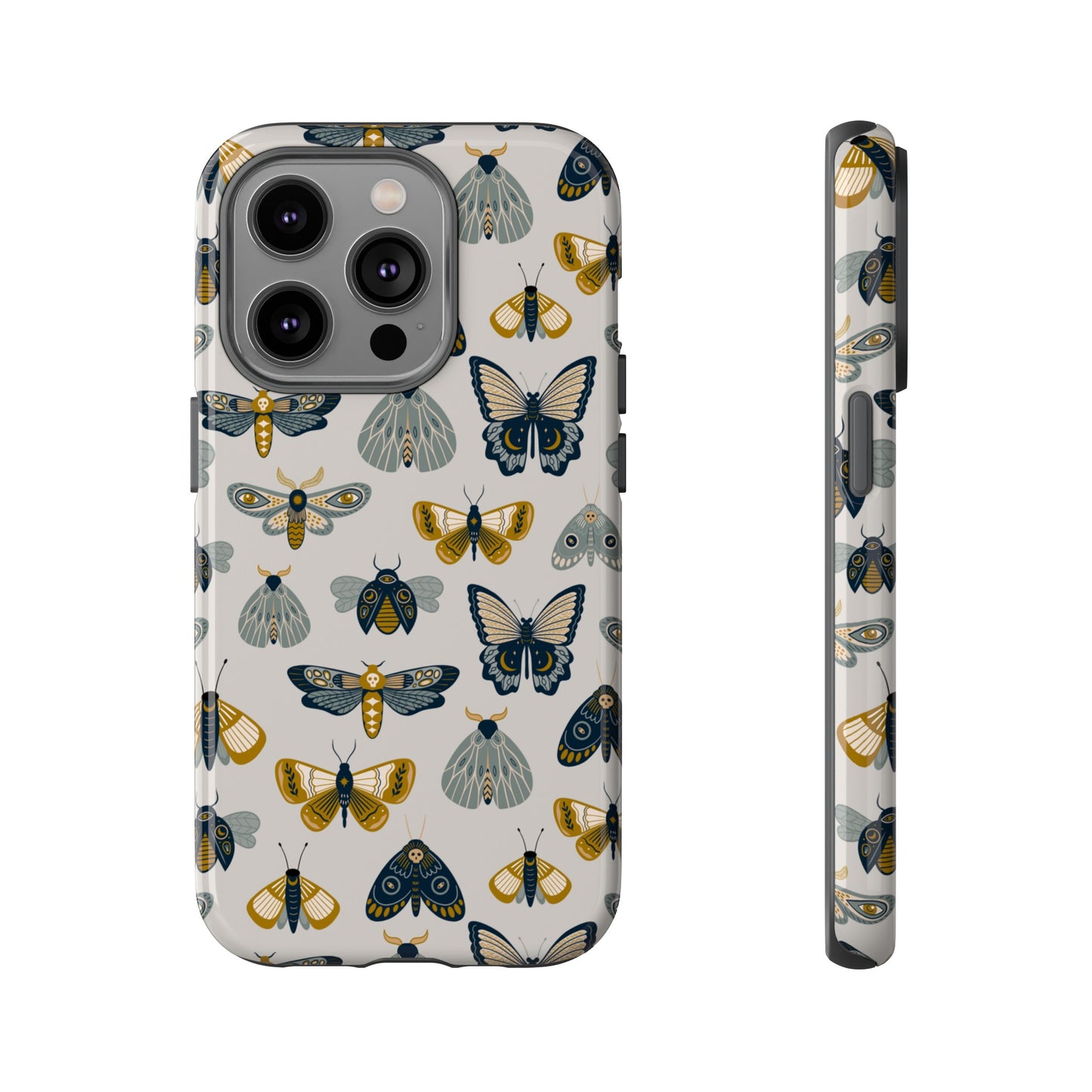 Butterfly and Moth Wallpaper Phone Case | iPhone 15 Plus/ Pro, 14, 13, 12| Google Pixel 7, Pro, 5| Samsung Galaxy S23 All Major Phone Models