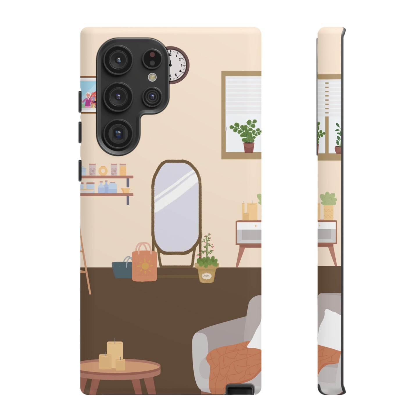 Lounge Room Wallpaper Phone Case | iPhone 15 Plus/ Pro, 14, 13, 12| Google Pixel 7, Pro, 5| Samsung Galaxy S23 All Major Phone Models