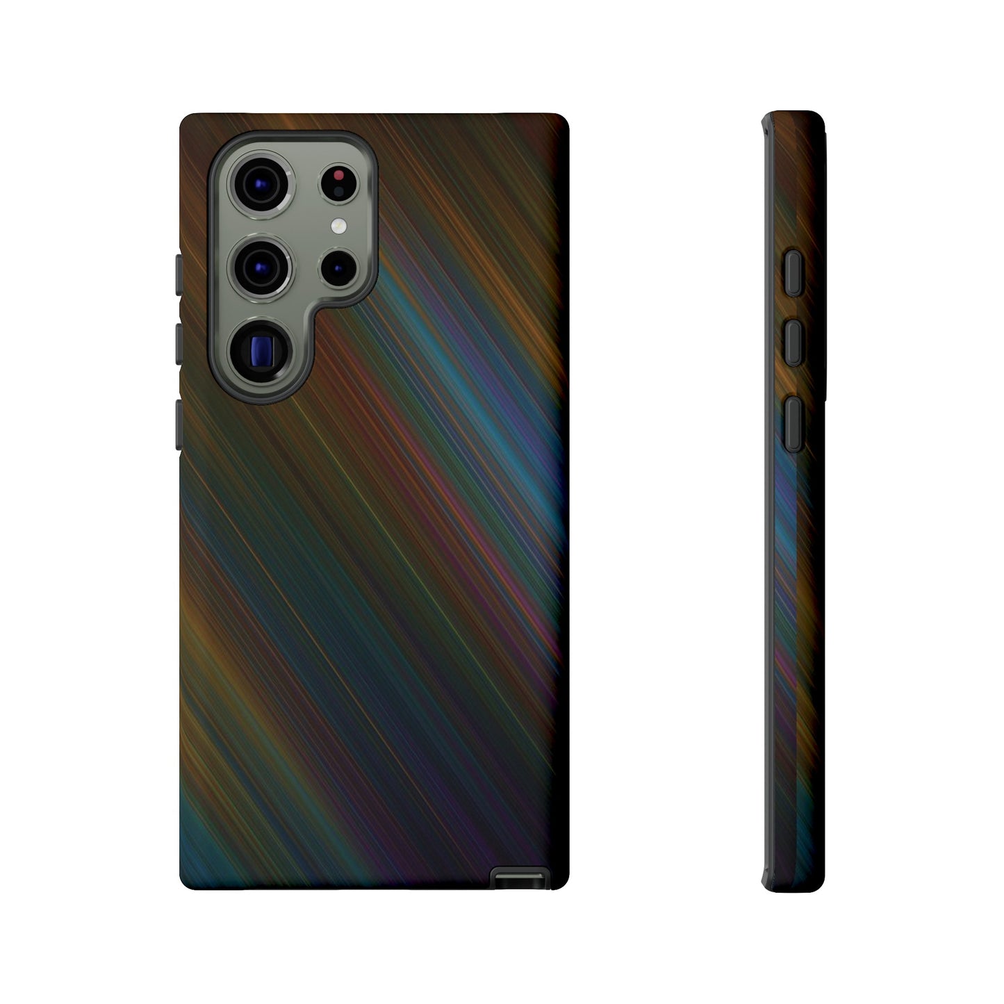 Slanted Rainbow Wallpaper Phone Case | iPhone 15 Plus/ Pro, 14, 13, 12| Google Pixel 7, Pro, 5| Samsung Galaxy S23 All Major Phone Models