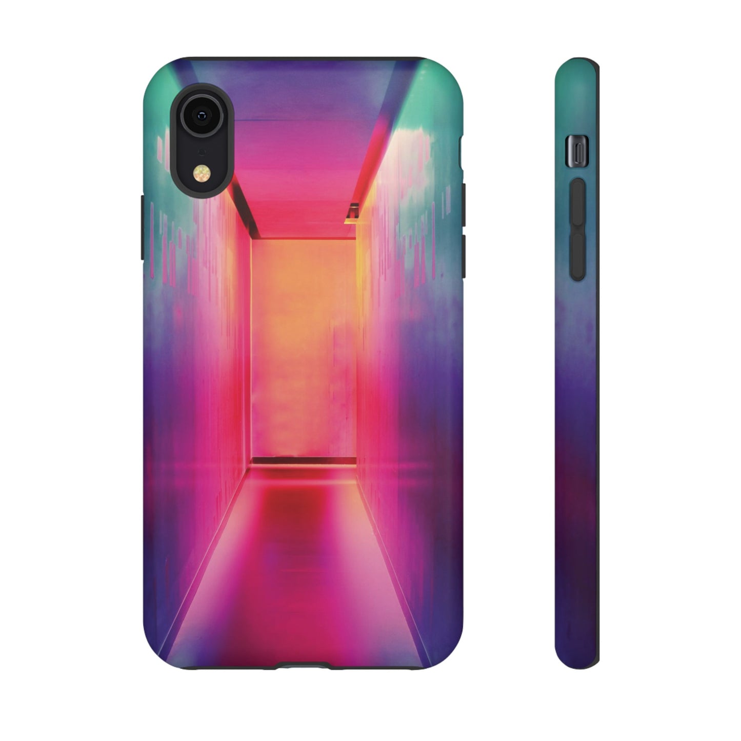 Rainbow Hallway Wallpaper Phone Case | iPhone 15 Plus/ Pro, 14, 13, 12| Google Pixel 7, Pro, 5| Samsung Galaxy S23 All Major Phone Models