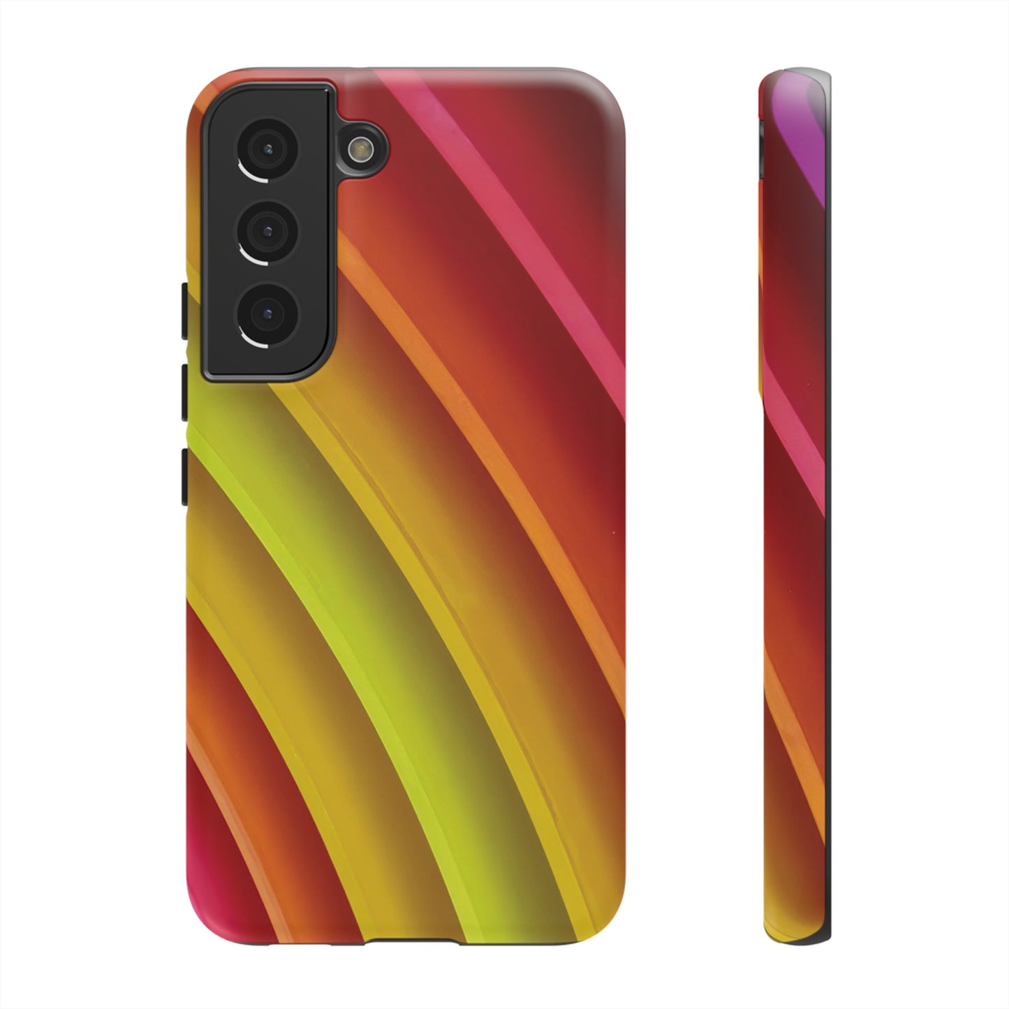 Curved Colourful Wallpaper Phone Case | iPhone 15 Plus/ Pro, 14, 13, 12| Google Pixel 7, Pro, 5| Samsung Galaxy S23 All Major Phone Models