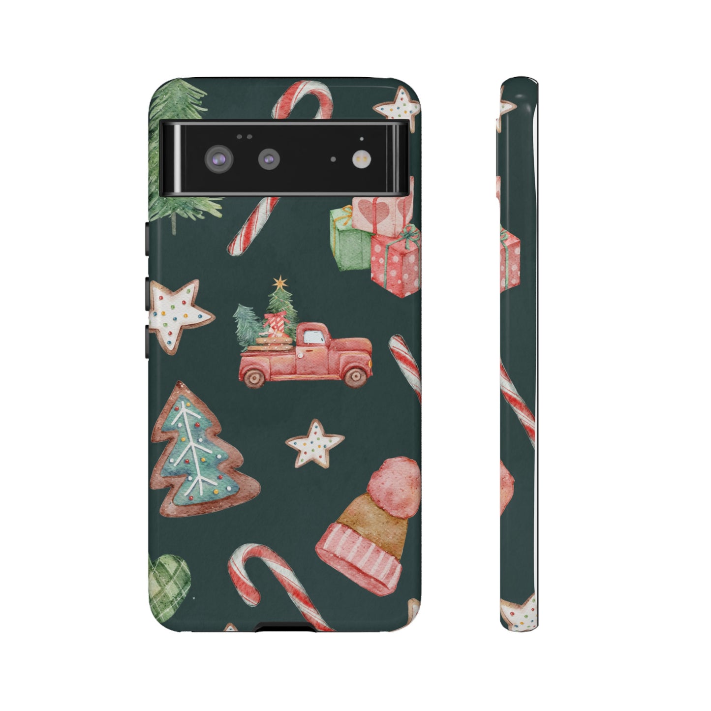 Festive Christmas Wallpaper Phone Case | iPhone 15 Plus/ Pro, 14, 13, 12| Google Pixel 7, Pro, 5| Samsung Galaxy S23 All Major Phone Models