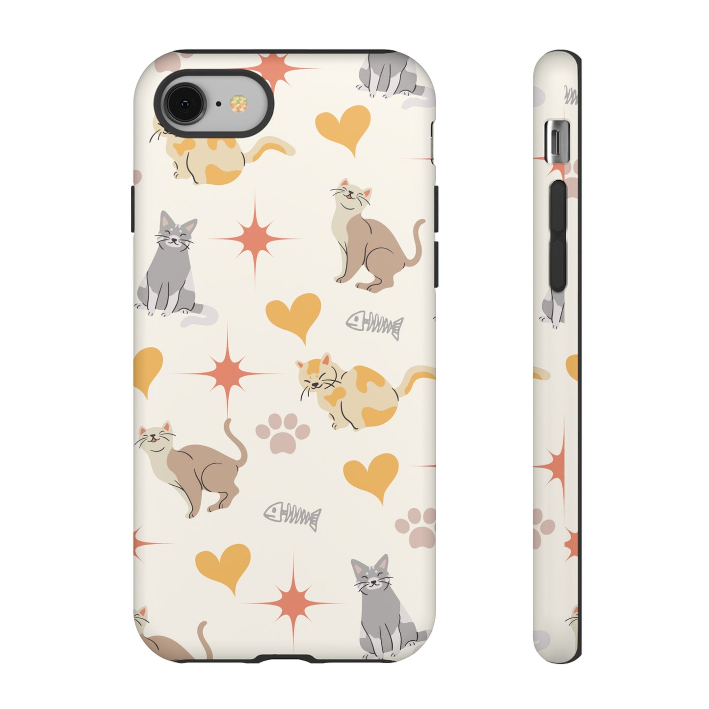 Cute Cat Wallpaper Phone Case | iPhone 15 Plus/ Pro, 14, 13, 12| Google Pixel 7, Pro, 5| Samsung Galaxy S23 All Major Phone Models