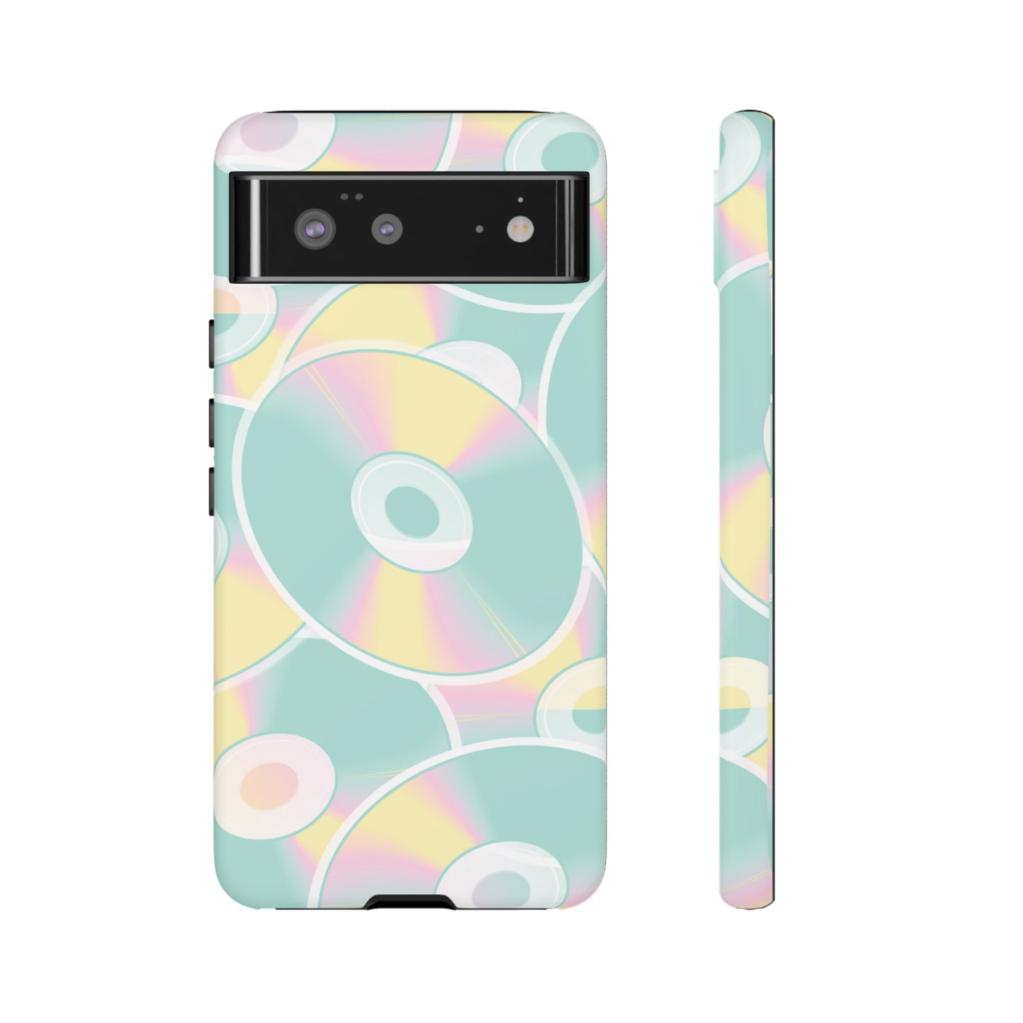 90's CD Wallpaper Phone Case | iPhone 15 Plus/ Pro, 14, 13, 12| Google Pixel 7, Pro, 5| Samsung Galaxy S23 All Major Phone Models