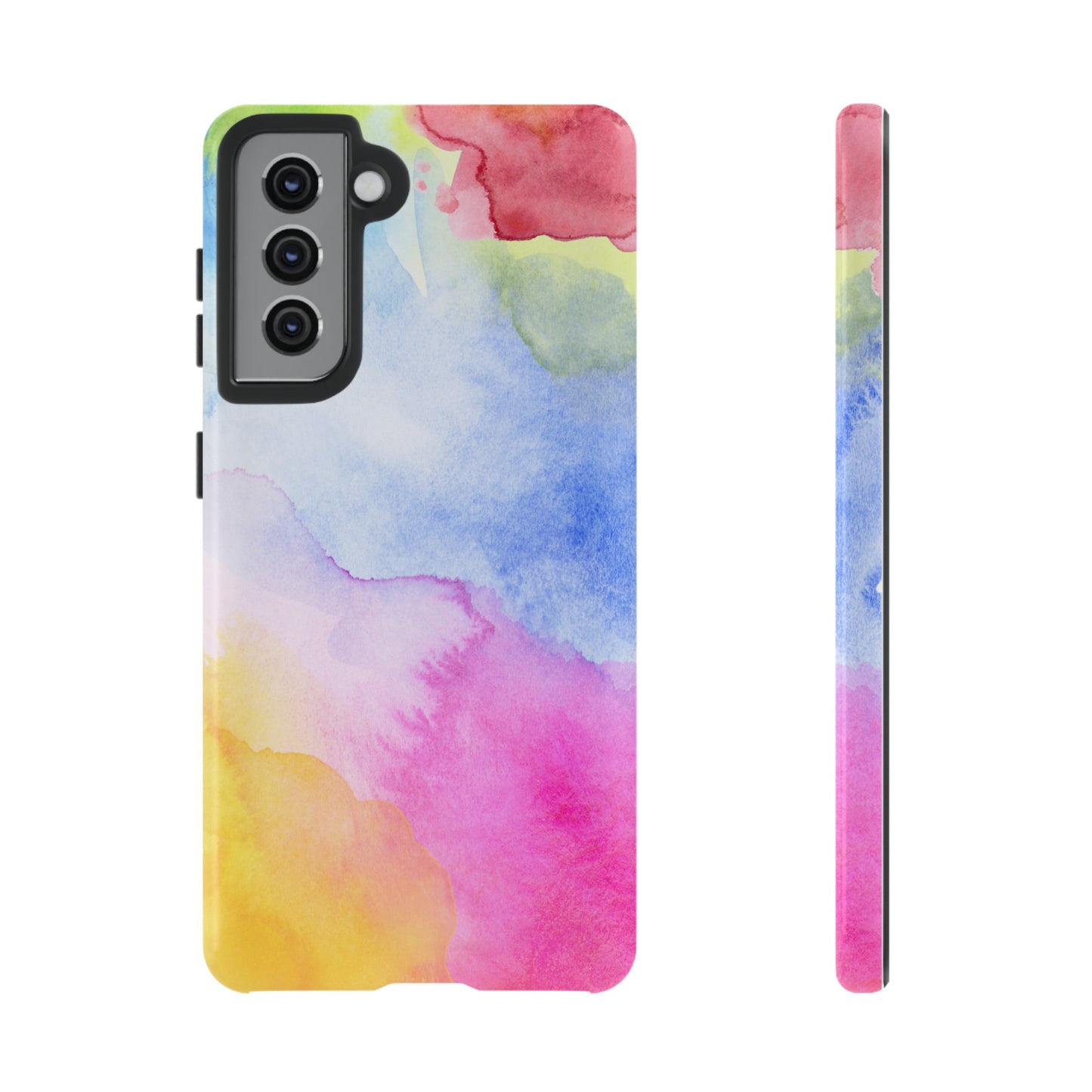 Watercolour Rainbow Phone Case | iPhone 15 Plus/ Pro, 14, 13, 12| Google Pixel 7, Pro, 5| Samsung Galaxy S23 All Major Phone Models