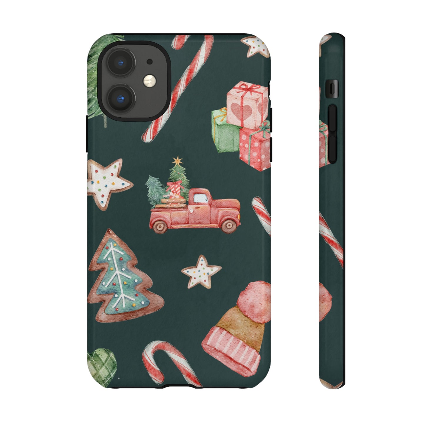 Festive Christmas Wallpaper Phone Case | iPhone 15 Plus/ Pro, 14, 13, 12| Google Pixel 7, Pro, 5| Samsung Galaxy S23 All Major Phone Models