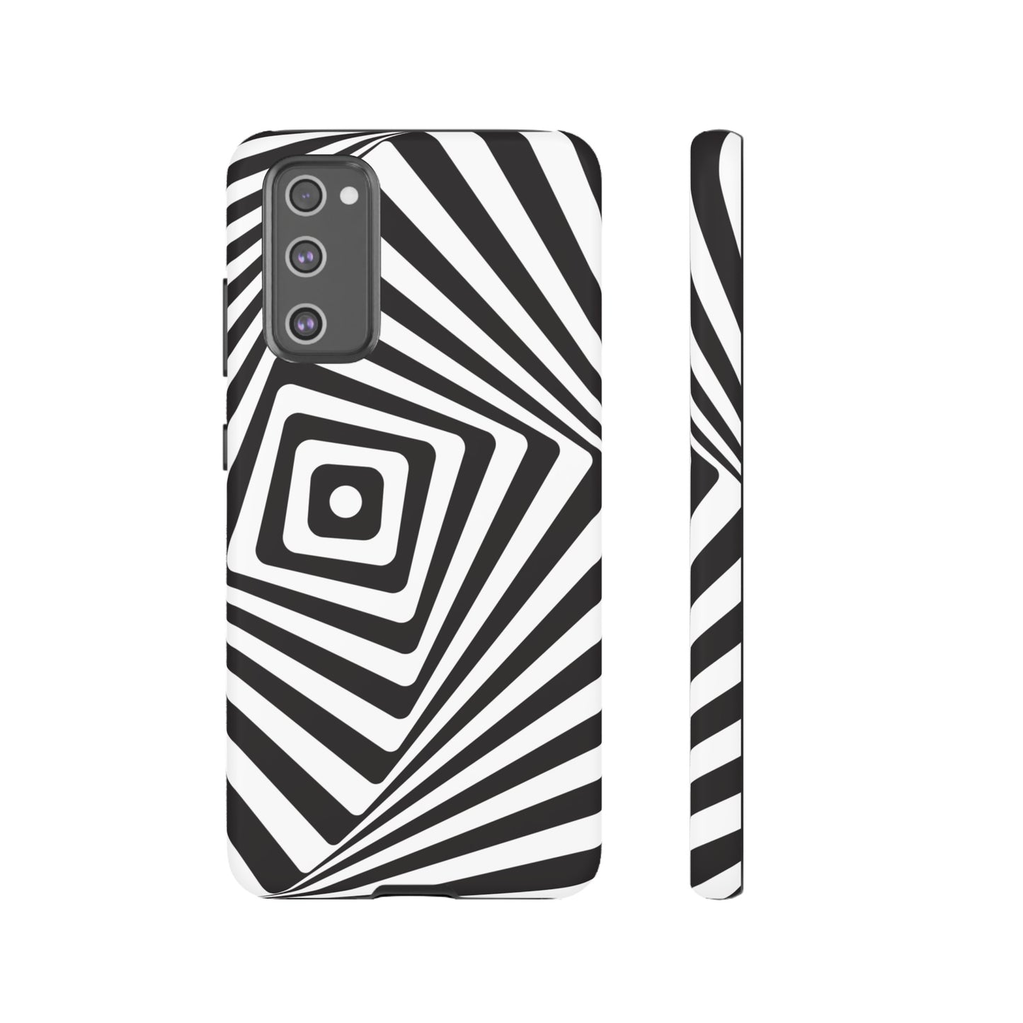 Black & White Spiral Wallpaper Phone Case | iPhone 15 Plus/ Pro, 14, 13, 12| Google Pixel 7, Pro, 5| Samsung Galaxy S23 All Major Phone Models