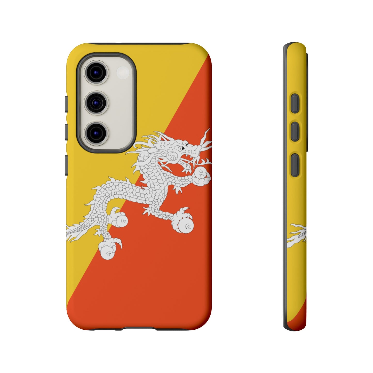 Bhutan Flag Phone Case | iPhone 15 Plus/ Pro, 14, 13, 12| Google Pixel 7, Pro, 5| Samsung Galaxy S23 All Major Phone Models