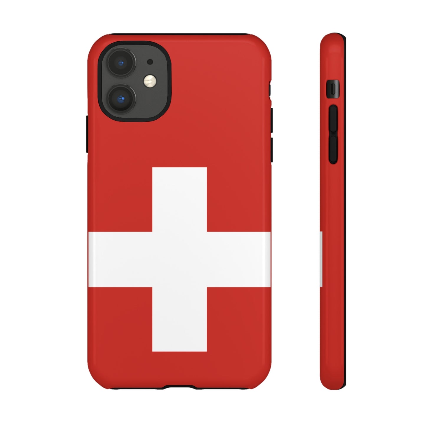 Switzerland Flag Phone Case | iPhone 15 Plus/ Pro, 14, 13, 12| Google Pixel 7, Pro, 5| Samsung Galaxy S23 All Major Phone Models