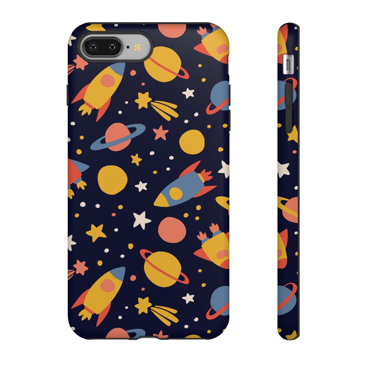 Cartoon Space Wallpaper Phone Case | iPhone 15 Plus/ Pro, 14, 13, 12| Google Pixel 7, Pro, 5| Samsung Galaxy S23 All Major Phone Models