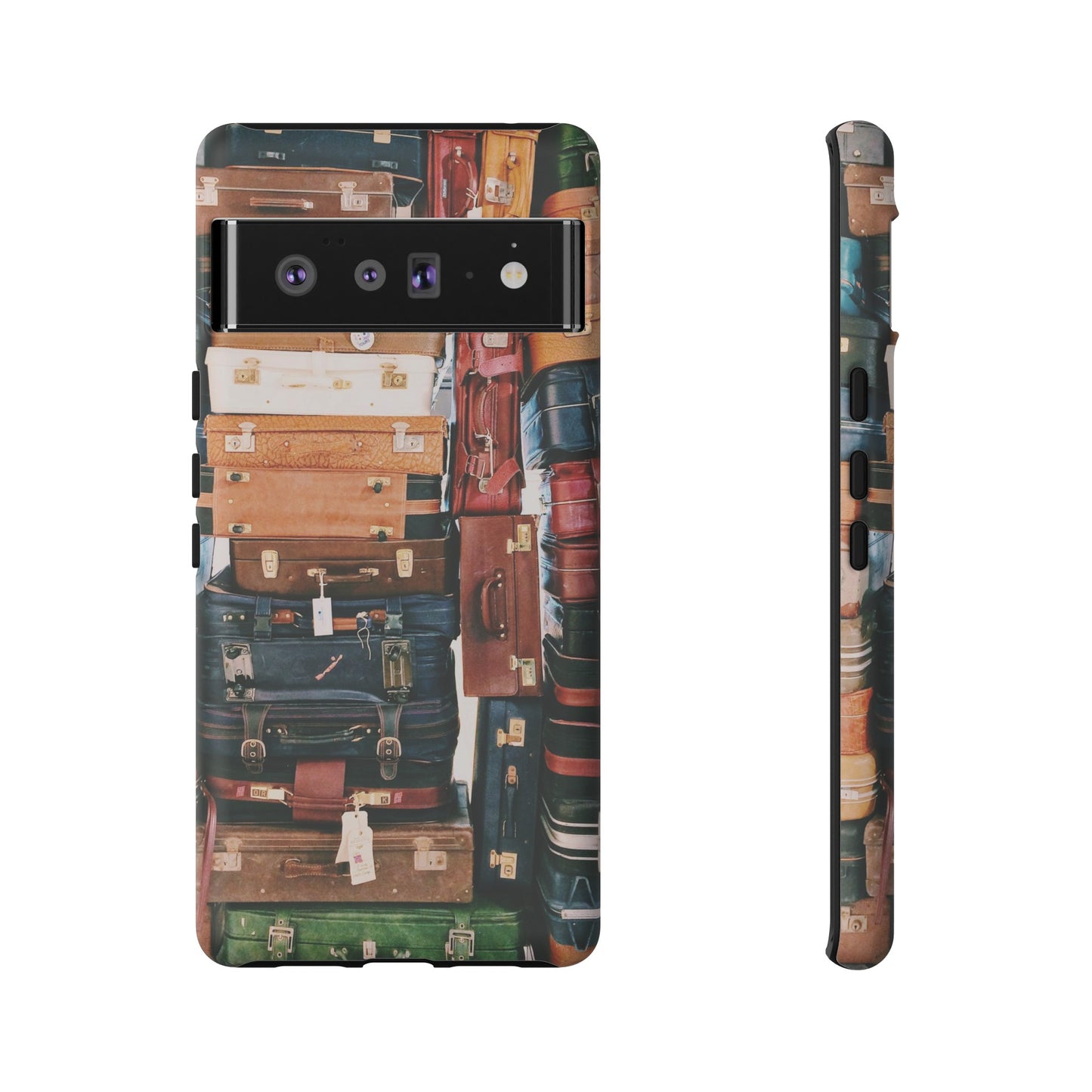 Suitcase Wallpaper Phone Case | iPhone 15 Plus/ Pro, 14, 13, 12| Google Pixel 7, Pro, 5| Samsung Galaxy S23 All Major Phone Models