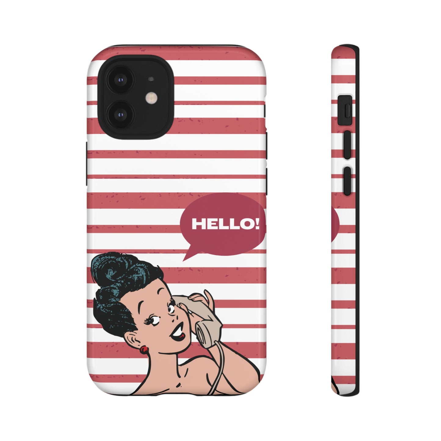 Hello! Wallpaper Phone Case | iPhone 15 Plus/ Pro, 14, 13, 12| Google Pixel 7, Pro, 5| Samsung Galaxy S23 All Major Phone Models