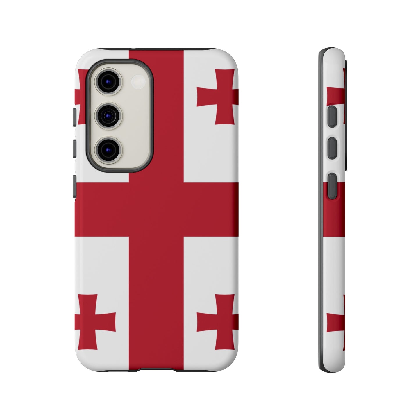 Georgia Flag Phone Case | iPhone 15 Plus/ Pro, 14, 13, 12| Google Pixel 7, Pro, 5| Samsung Galaxy S23 All Major Phone Models