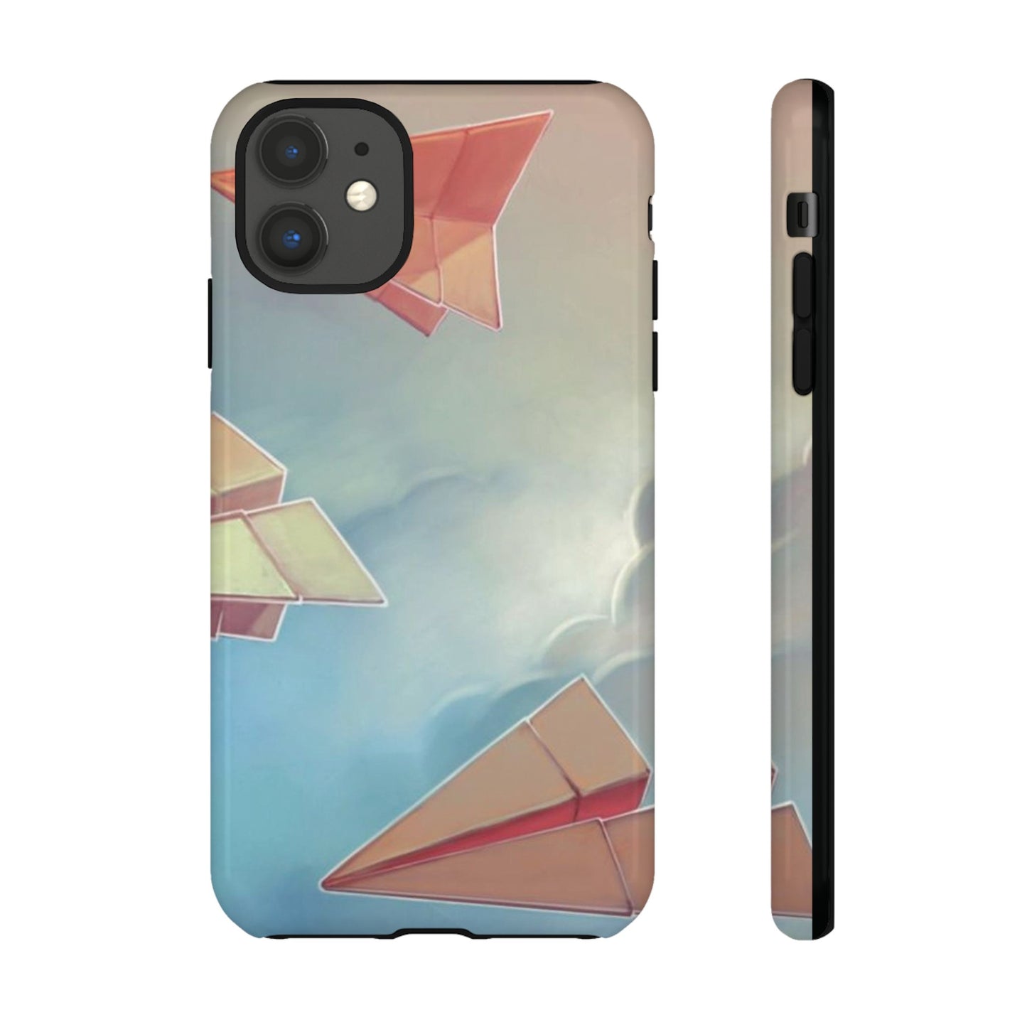 Paper Plane Wallpaper Phone Case | iPhone 15 Plus/ Pro, 14, 13, 12| Google Pixel 7, Pro, 5| Samsung Galaxy S23 All Major Phone Models