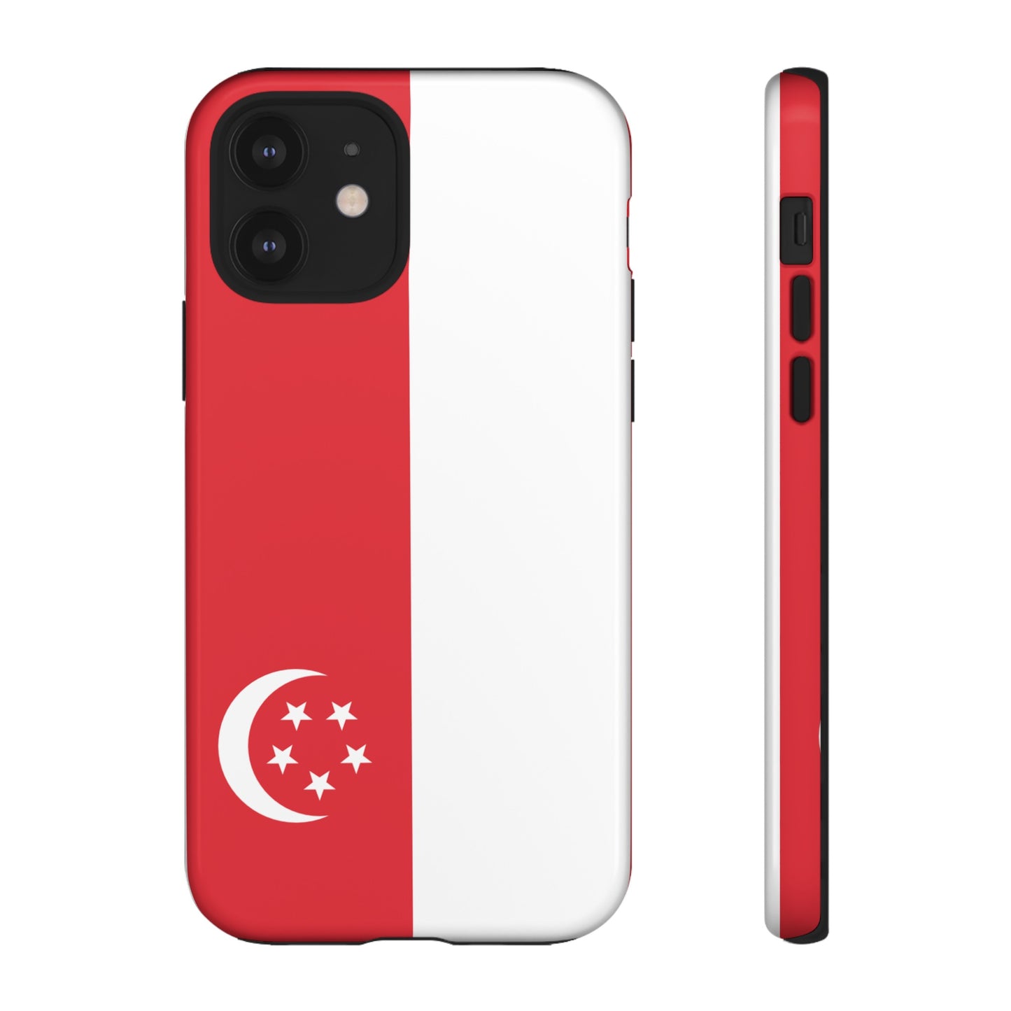 Singapore Flag Phone Case | iPhone 15 Plus/ Pro, 14, 13, 12| Google Pixel 7, Pro, 5| Samsung Galaxy S23 All Major Phone Models