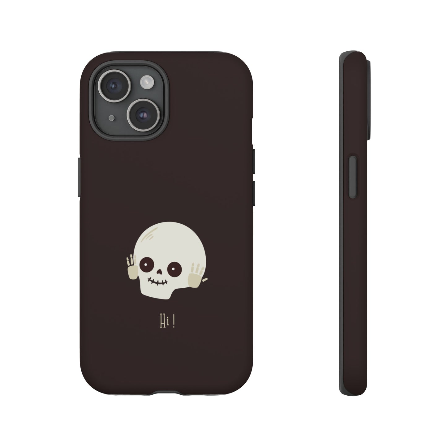 Hello Skull Phone Case | iPhone 15 Plus/ Pro, 14, 13, 12| Google Pixel 7, Pro, 5| Samsung Galaxy S23 All Major Phone Models