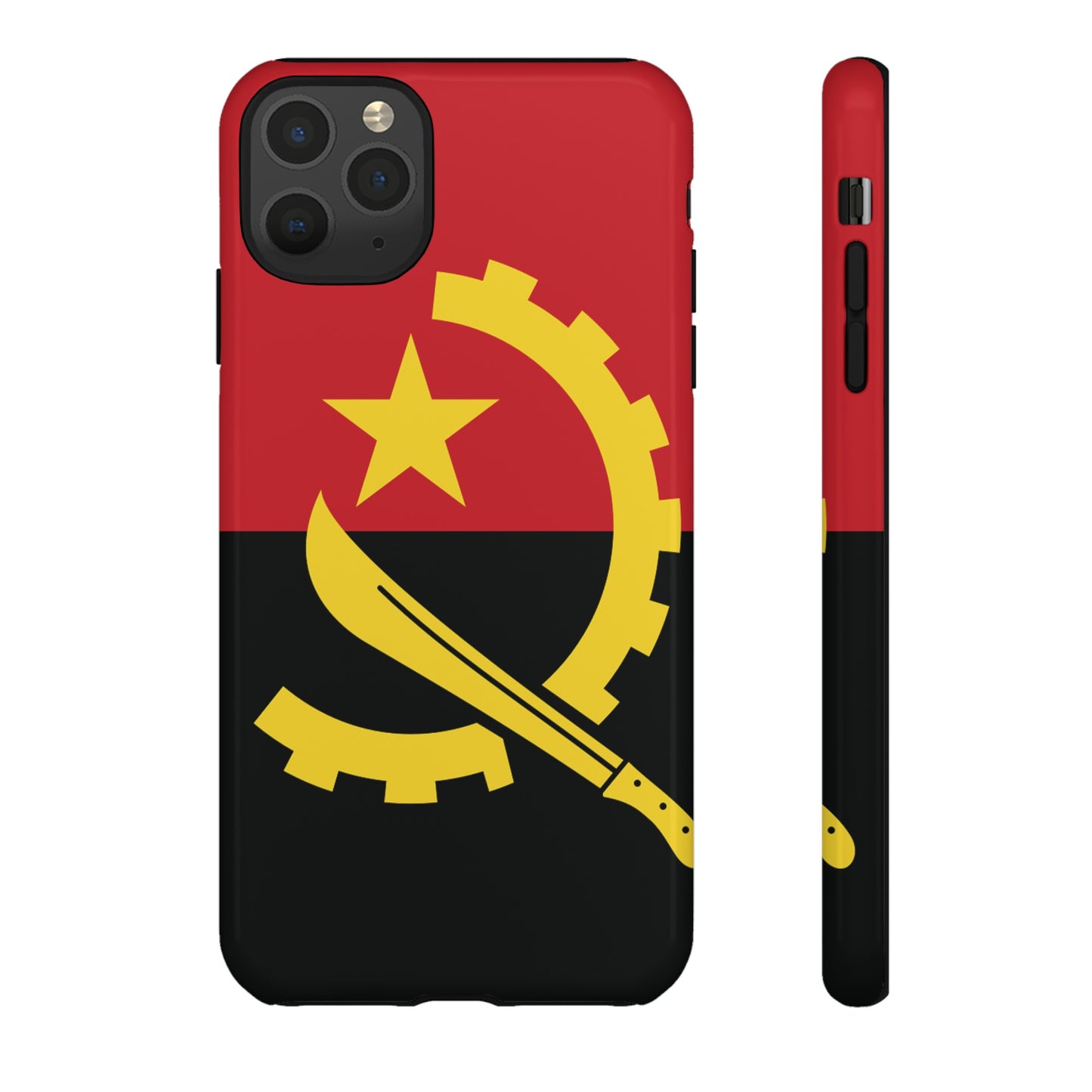 Angola Flag Phone Case | iPhone 15 Plus/ Pro, 14, 13, 12| Google Pixel 7, Pro, 5| Samsung Galaxy S23 All Major Phone Models