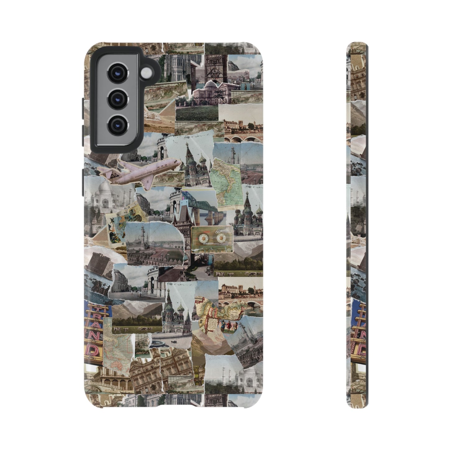 Travel Collage Wallpaper Phone Case | iPhone 15 Plus/ Pro, 14, 13, 12| Google Pixel 7, Pro, 5| Samsung Galaxy S23 All Major Phone Models