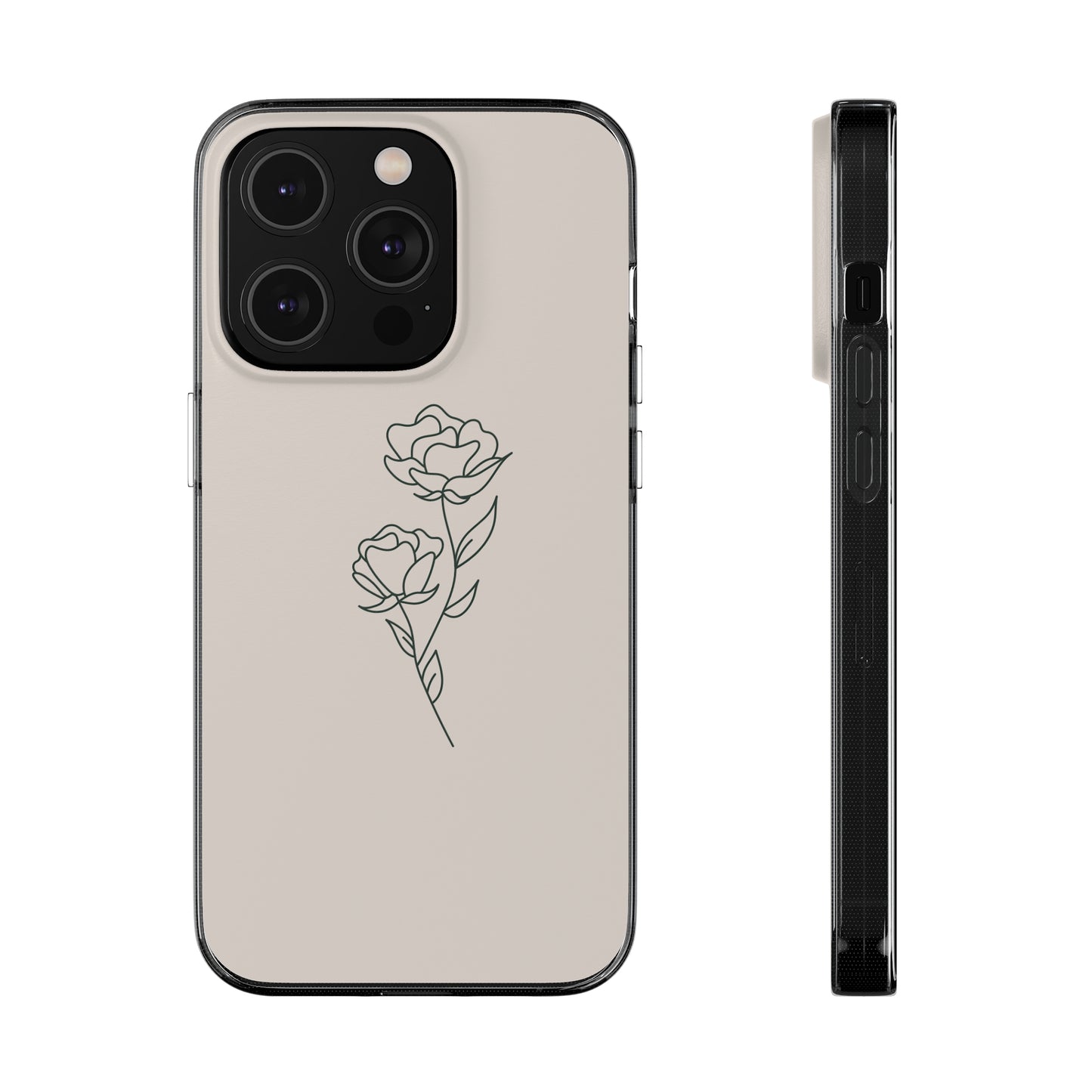 Simple Rose Phone Case | iPhone 15 Plus/ Pro, 14, 13, 12| Google Pixel 7, Pro, 5| Samsung Galaxy S23 All Major Phone Models