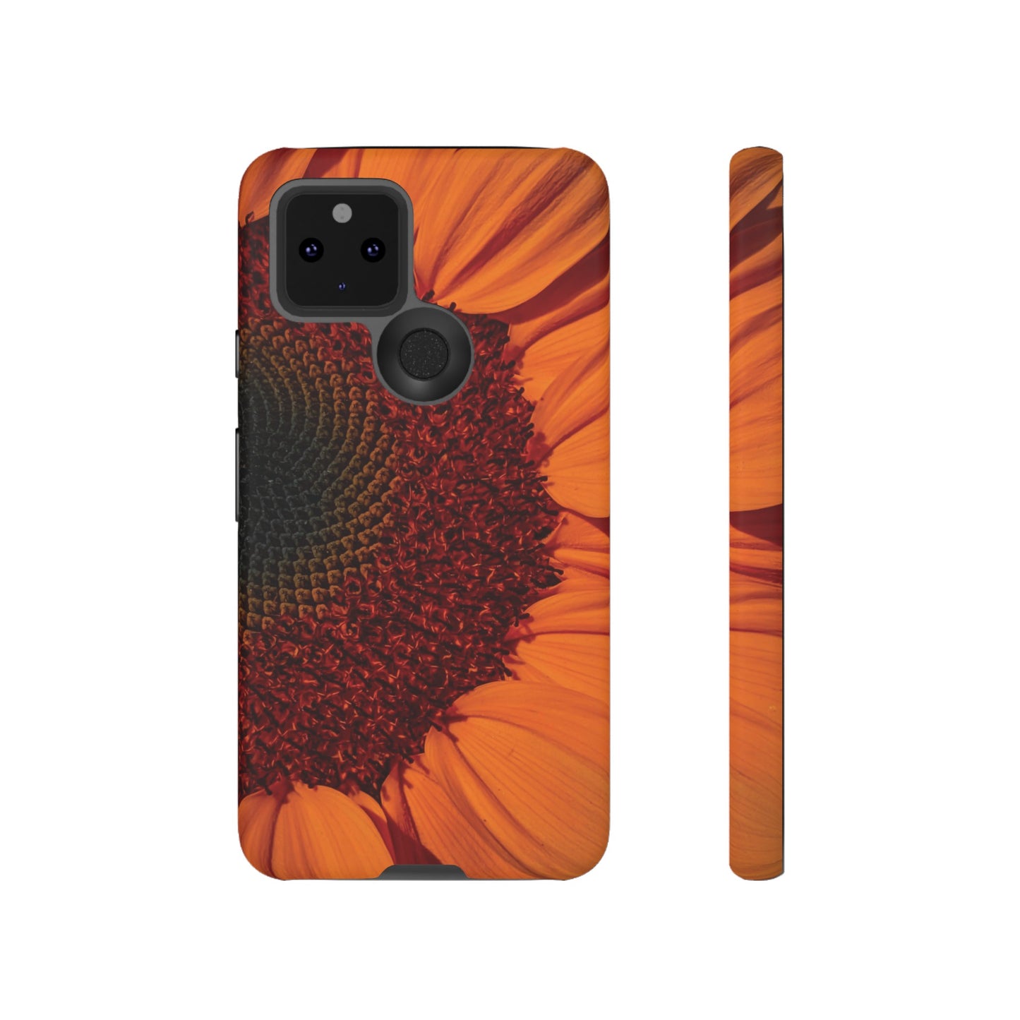 Orange Sunflower Wallpaper Phone Case | iPhone 15 Plus/ Pro, 14, 13, 12| Google Pixel 7, Pro, 5| Samsung Galaxy S23 All Major Phone Models