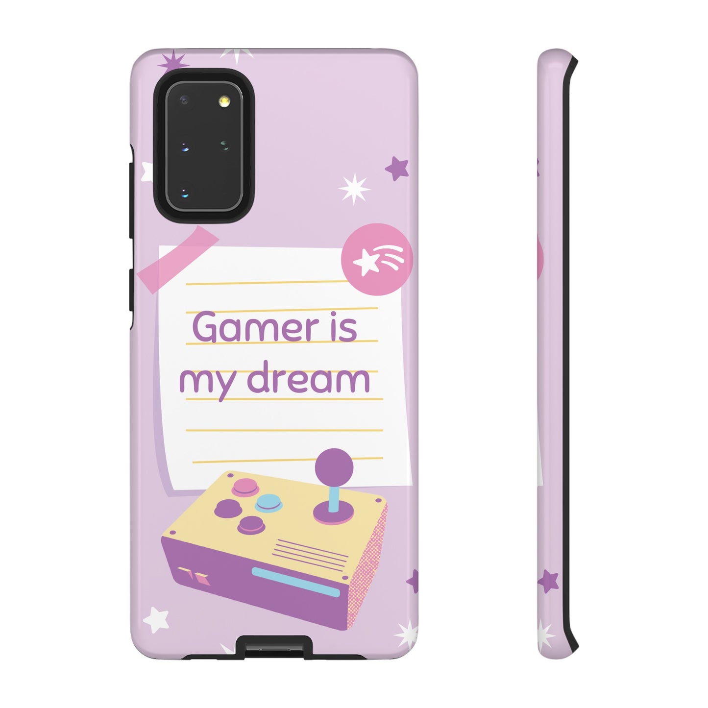 Gamer Is My Dream Job Wallpaper Phone Case | iPhone 15 Plus/ Pro, 14, 13, 12| Google Pixel 7, Pro, 5| Samsung Galaxy S23 All Major Phone Models