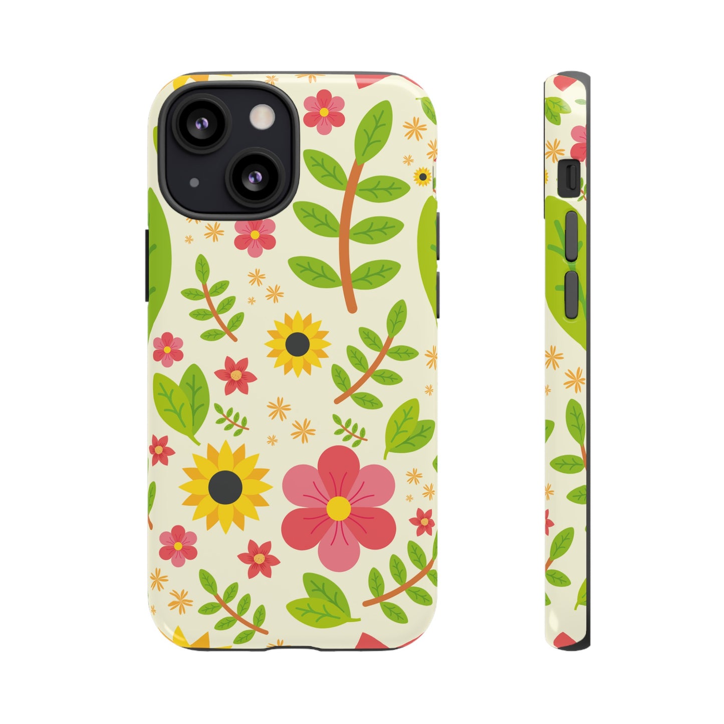 Botanical Flowers Phone Case | iPhone 15 Plus/ Pro, 14, 13, 12| Google Pixel 7, Pro, 5| Samsung Galaxy S23 All Major Phone Models