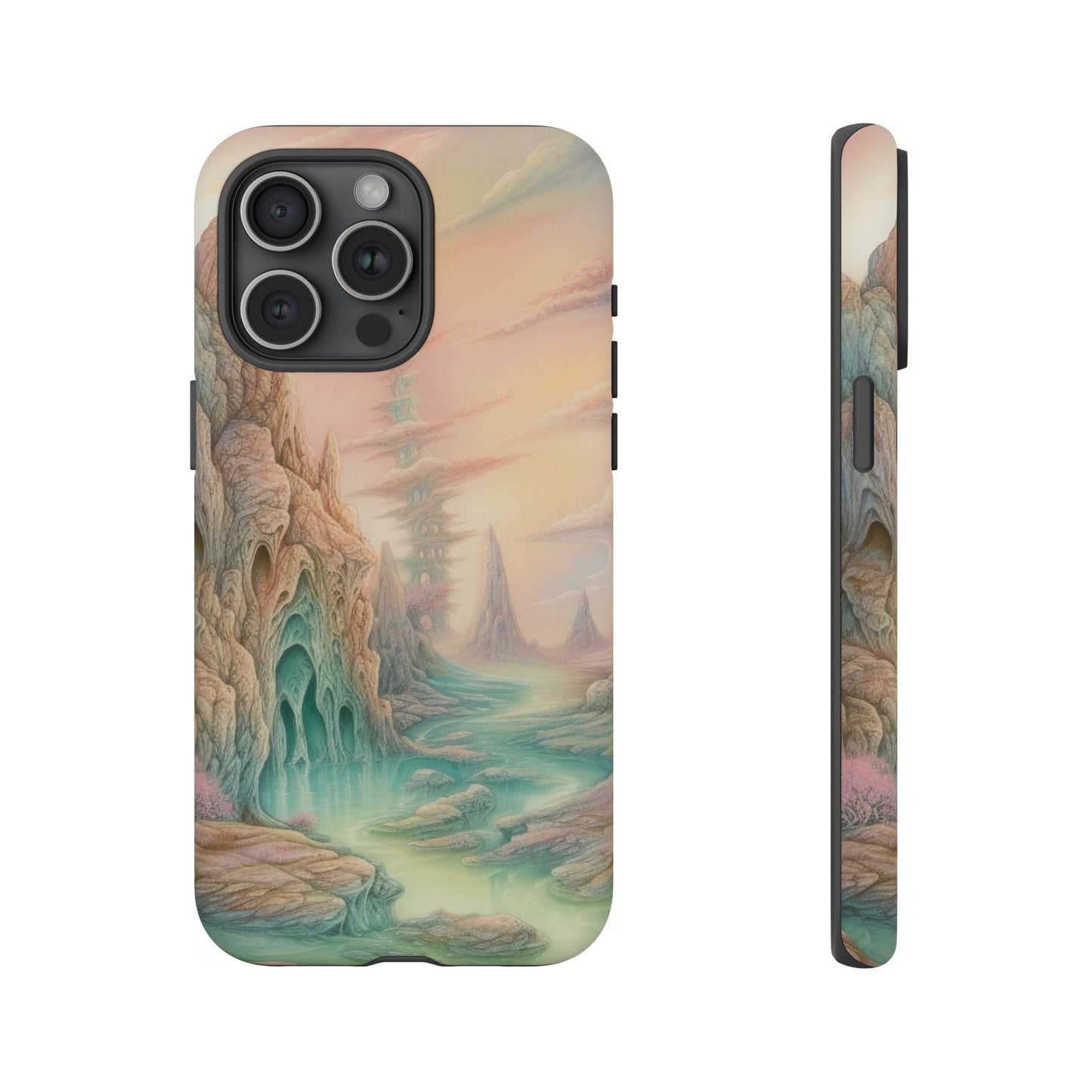 Caves Sci-Fi Wallpaper Phone Case | iPhone 15 Plus/ Pro, 14, 13, 12| Google Pixel 7, Pro, 5| Samsung Galaxy S23 All Major Phone Models