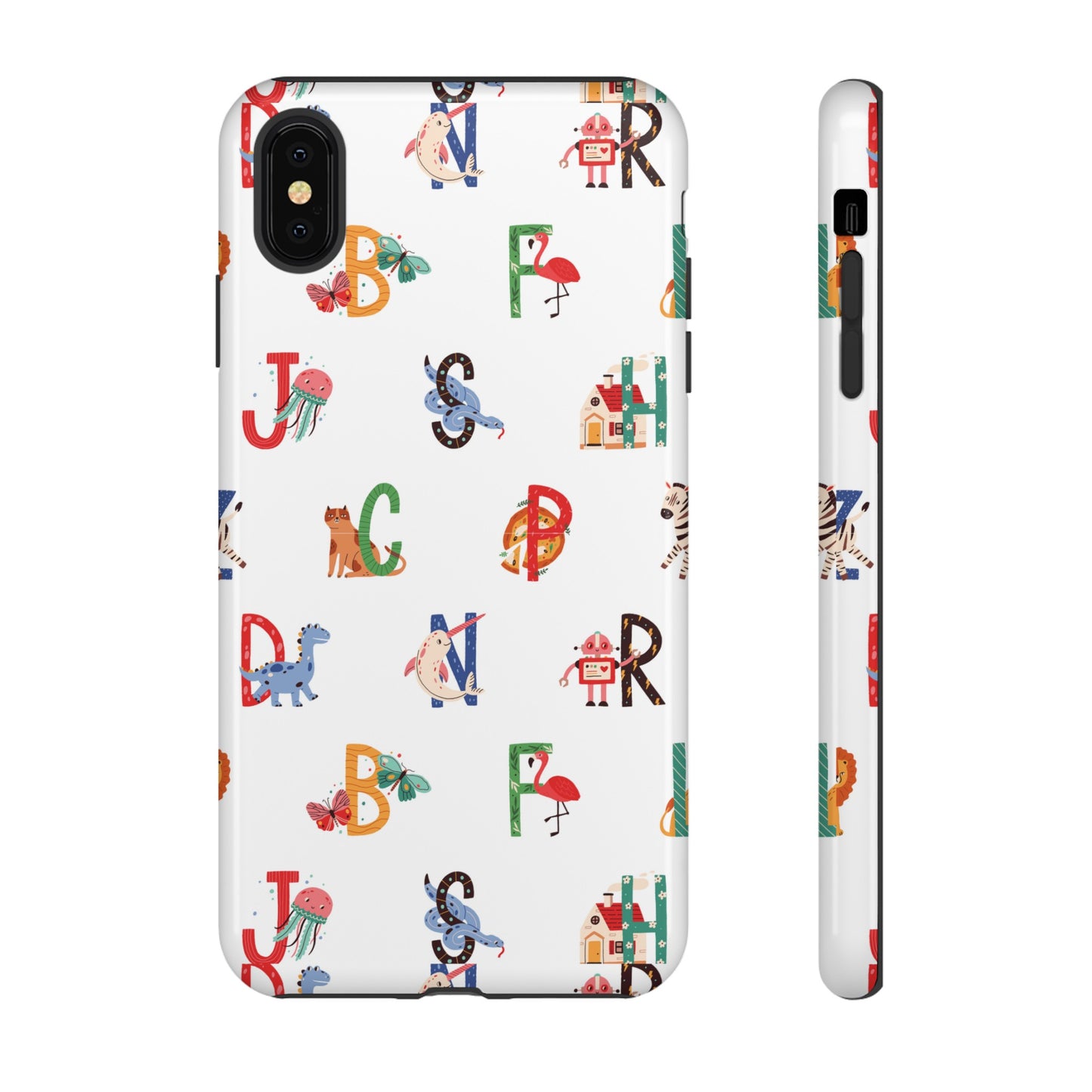 Alphabet Wallpaper Phone Case| iPhone 15 Plus/ Pro, 14, 13, 12| Google Pixel 7, Pro, 5| Samsung Galaxy S23 All Major Phone Models