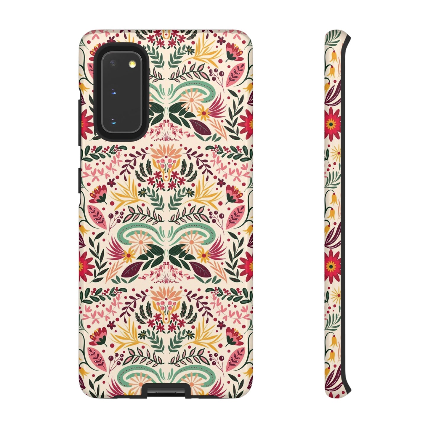 Bright Floral Wallpaper Phone Case | iPhone 15 Plus/ Pro, 14, 13, 12| Google Pixel 7, Pro, 5| Samsung Galaxy S23 All Major Phone Models