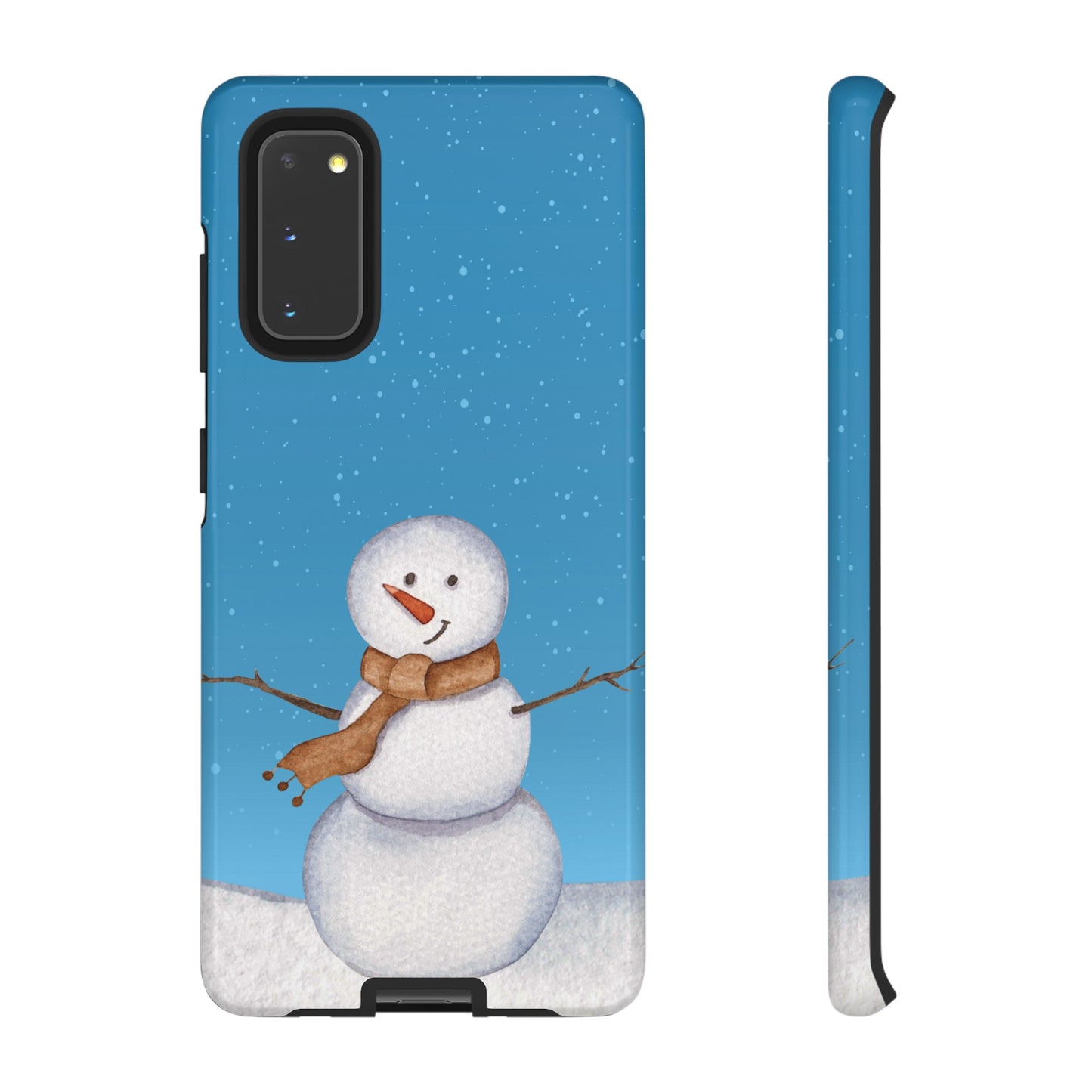 Snowman Wallpaper Phone Case | iPhone 15 Plus/ Pro, 14, 13, 12| Google Pixel 7, Pro, 5| Samsung Galaxy S23 All Major Phone Models