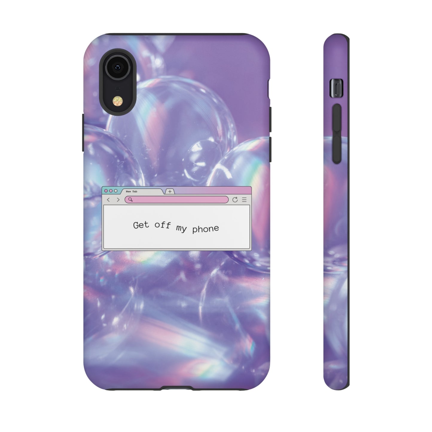 Get Off My Phone Wallpaper Phone Case | iPhone 15 Plus/ Pro, 14, 13, 12| Google Pixel 7, Pro, 5| Samsung Galaxy S23 All Major Phone Models